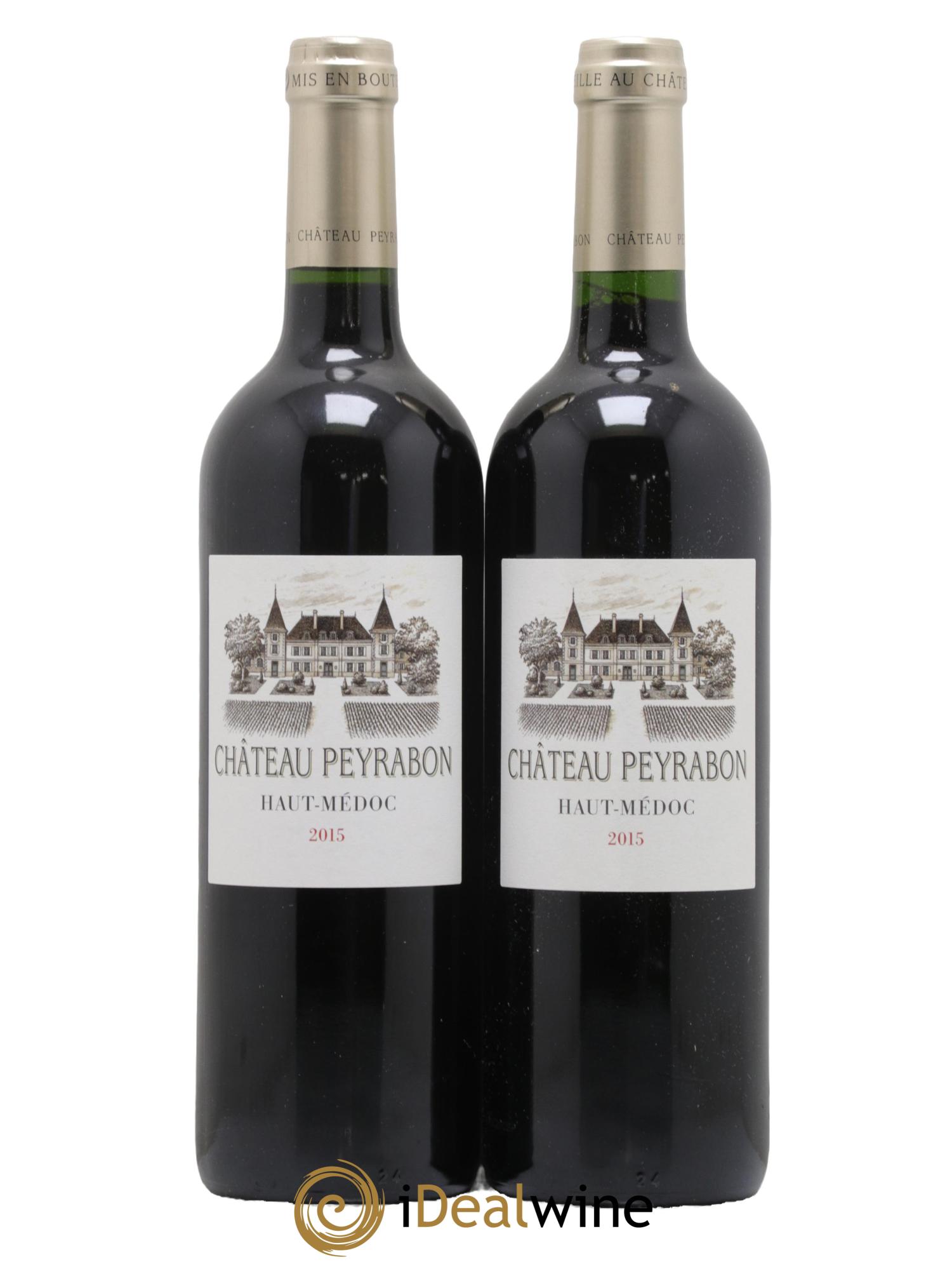 Château Peyrabon Cru Bourgeois 2015 - Lot de 2 bouteilles - 0