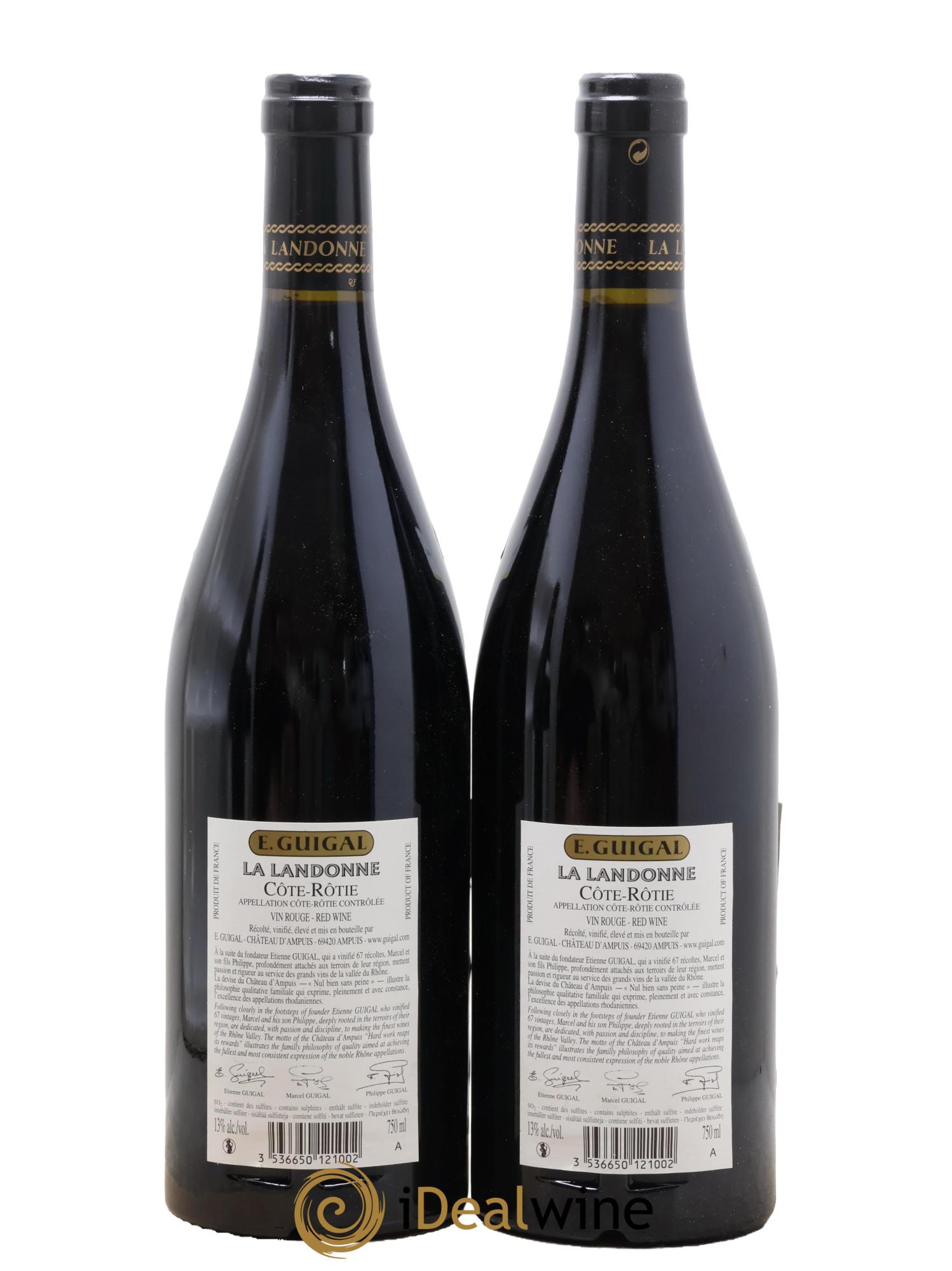 Côte-Rôtie La Landonne Guigal 2011 - Lot de 2 bouteilles - 1