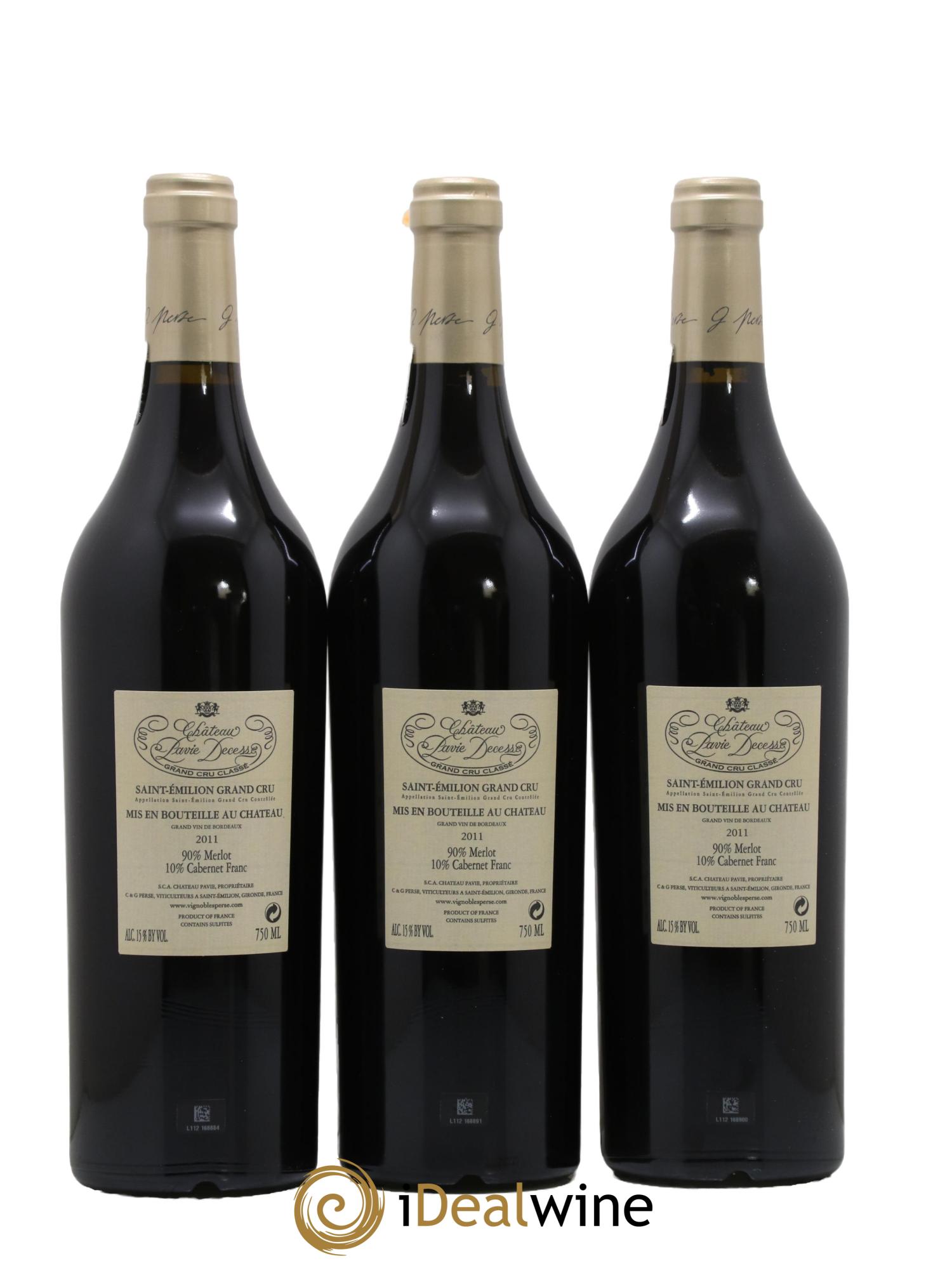 Château Pavie Decesse Grand Cru Classé 2011 - Lot de 6 bouteilles - 2
