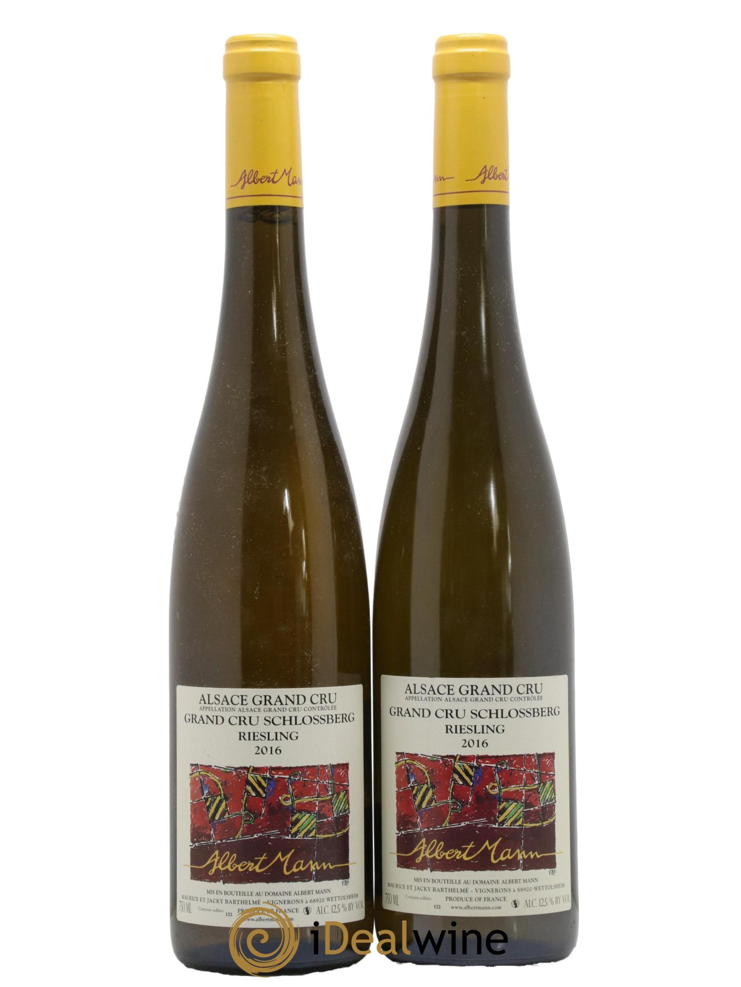 Alsace Riesling Grand Cru Schlossberg Albert Mann 2016 - Lot de 2 bouteilles - 0