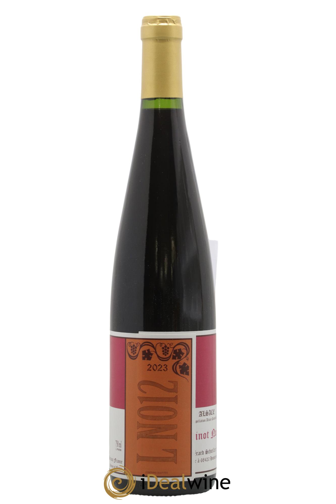 Alsace Pinot Noir LN012 Gérard Schueller (Domaine) 2023 - Lot de 1 bouteille - 1