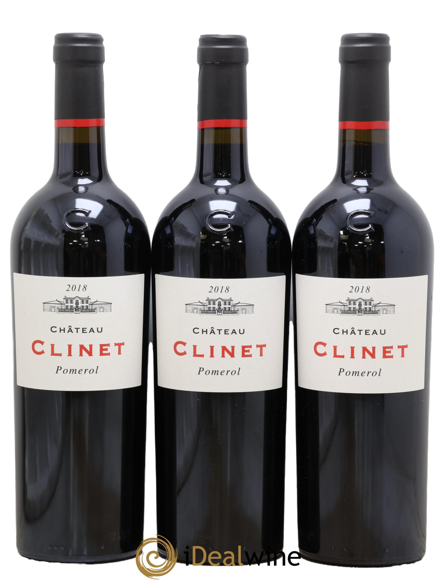 Château Clinet 2018 - Lot de 3 bouteilles - 0