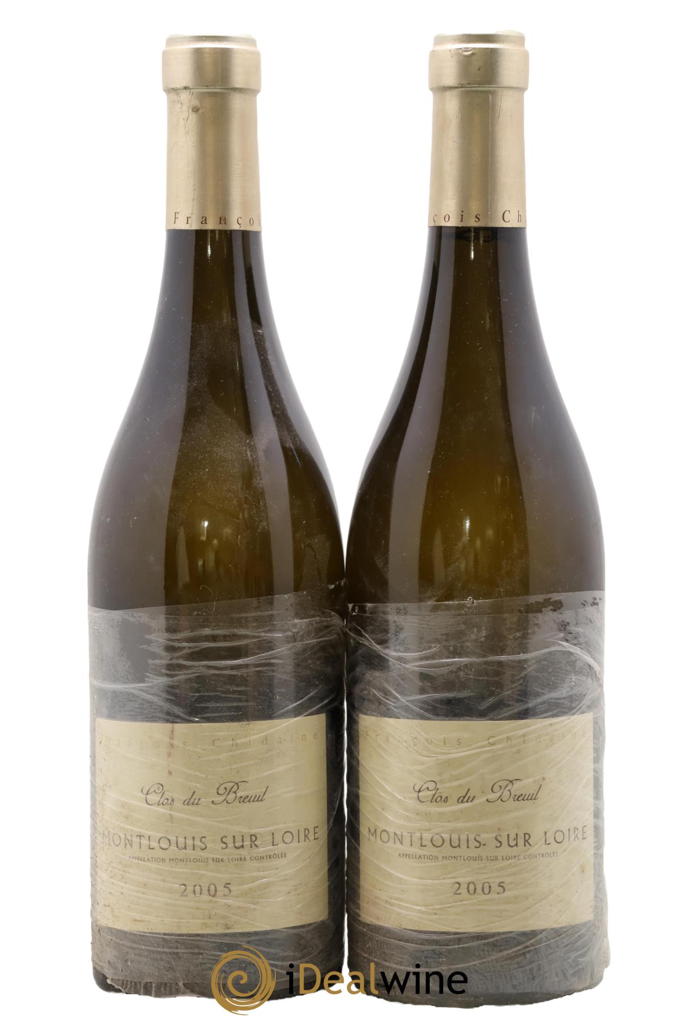 Montlouis-sur-Loire Clos du Breuil François Chidaine 2005 - Lotto di 2 bottiglie - 0