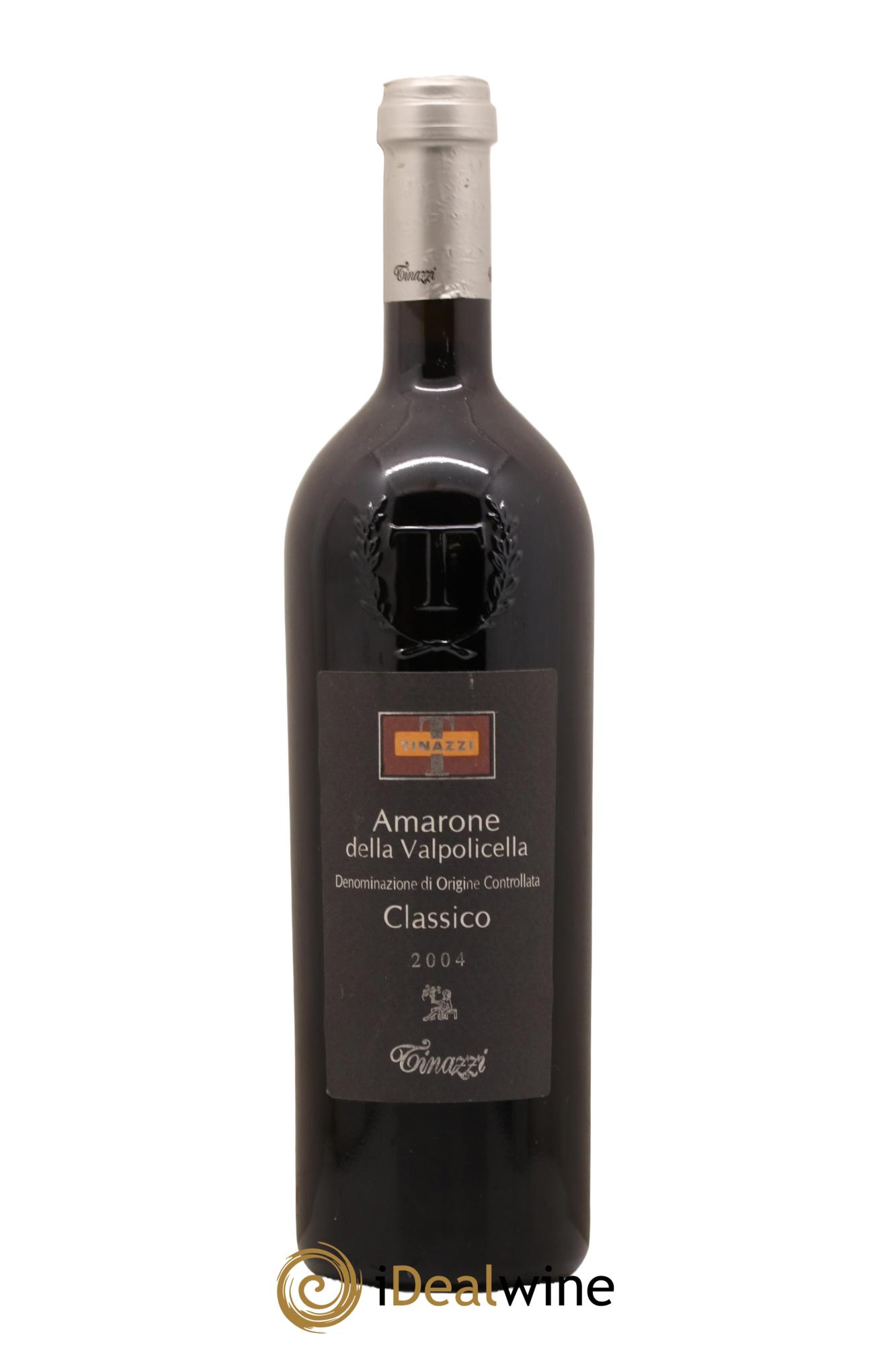 Amarone della Valpolicella DOC Tinazzi 2004 - Lot de 1 bouteille - 0