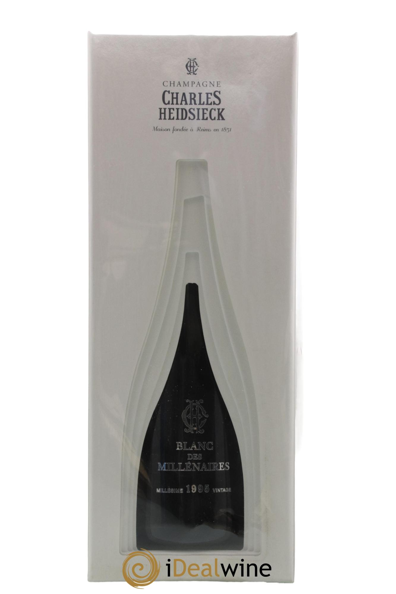 Blanc de Blancs Blanc des Millénaires Brut Charles Heidsieck 1995 - Lot de 1 bouteille - 2