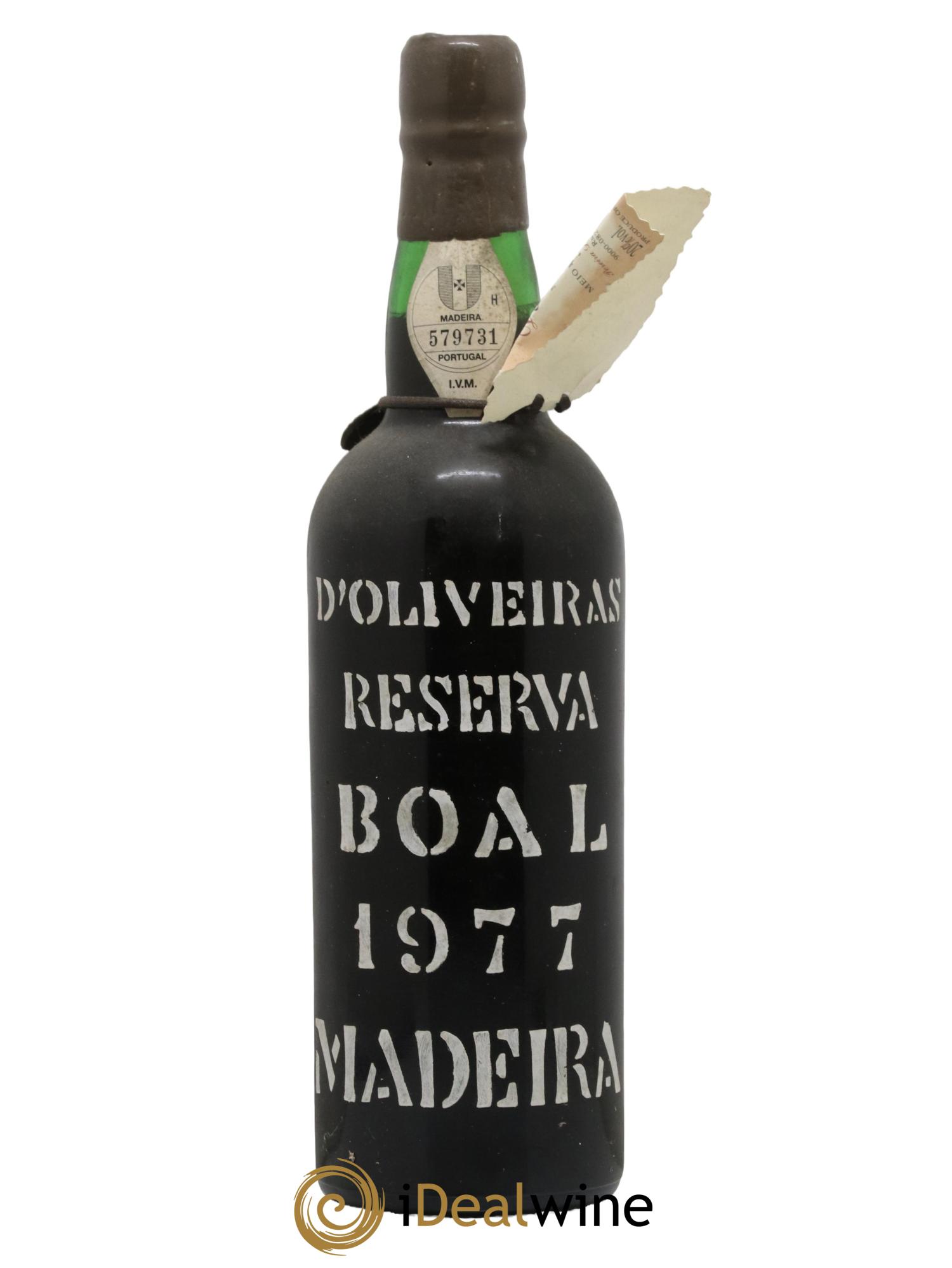 Madère Reserva Boal D Oliveiras 1977 - Lot de 1 bouteille - 0