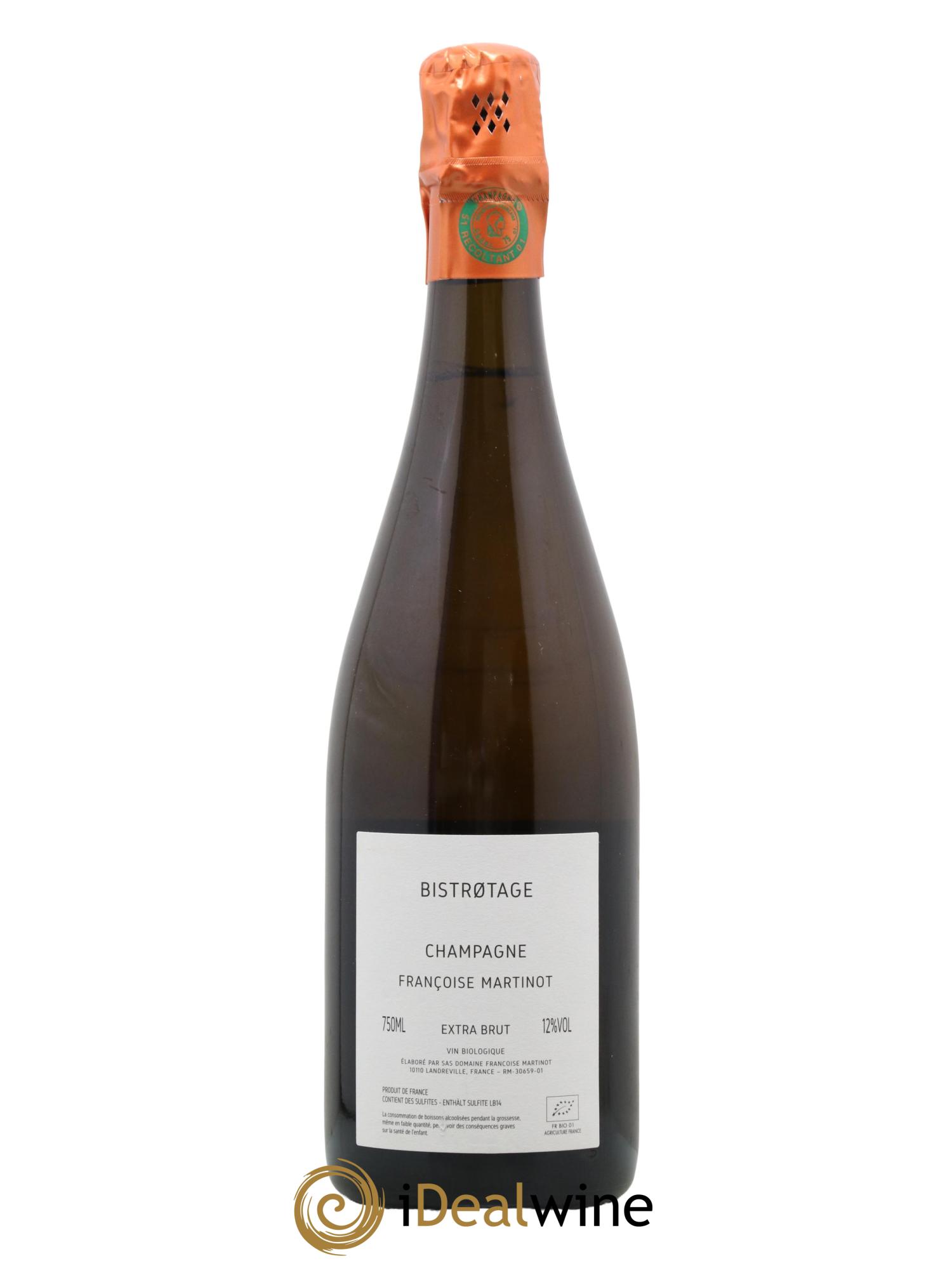 Bistrotage B.17 Françoise Martinot - Charles Dufour - Lot de 1 bouteille - 1