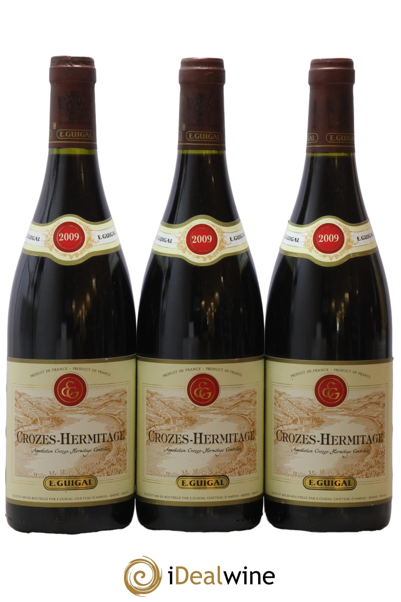 Crozes-Hermitage Guigal Guigal 2009 - Lotto di 3 bottiglie - 0