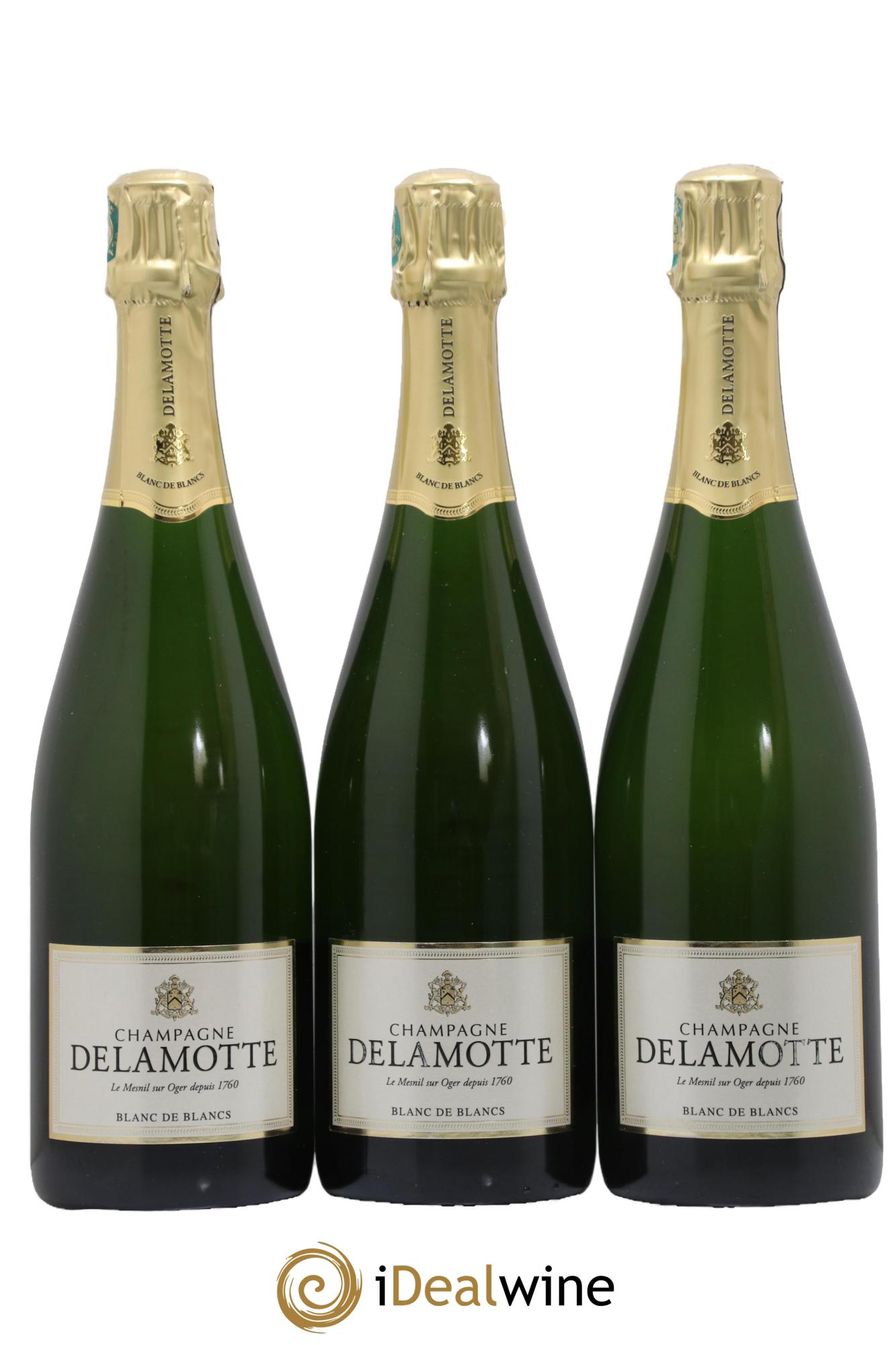 Blancs de Blancs Brut Delamotte - Lot of 3 bottles - 0