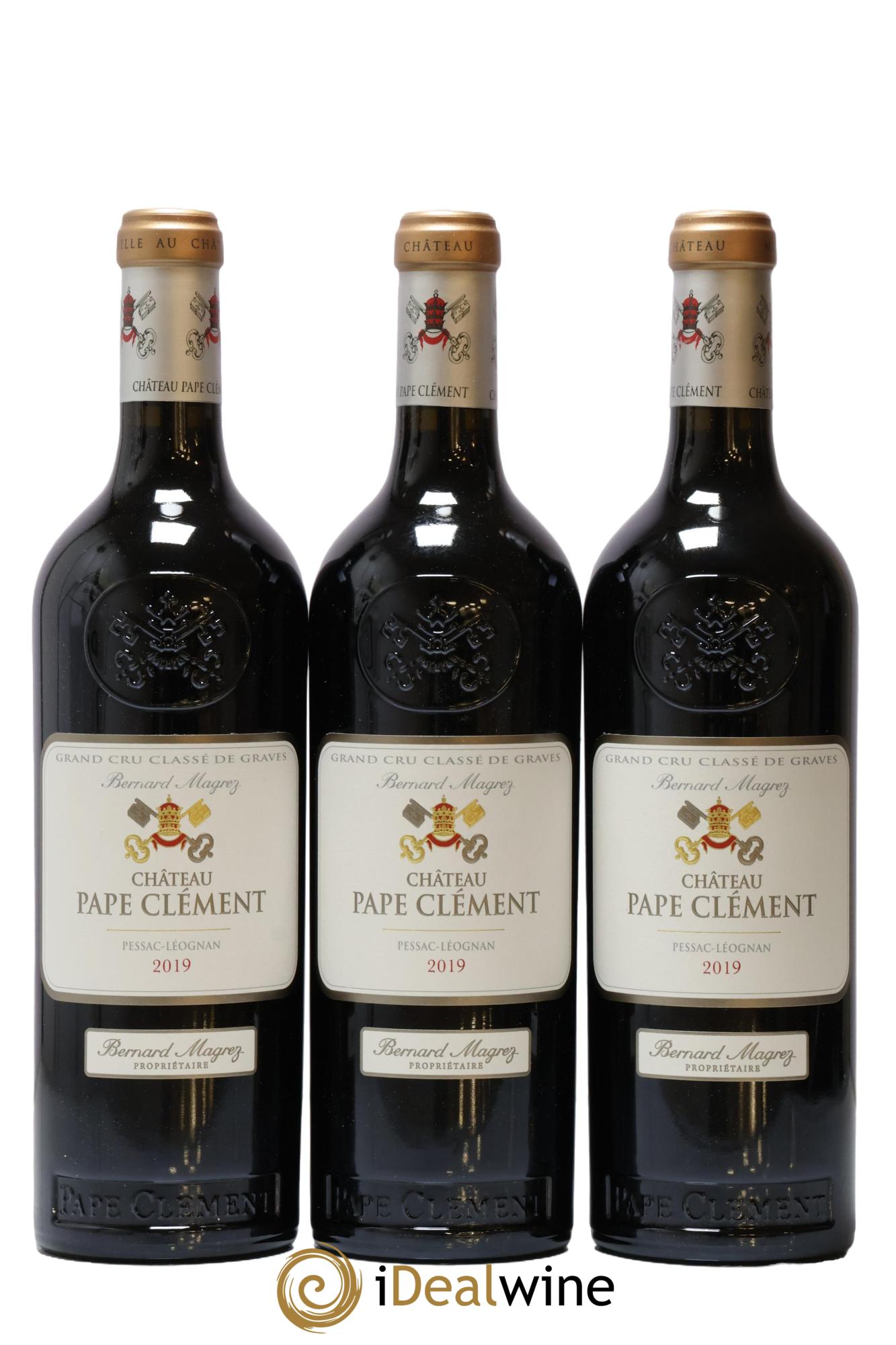 Château Pape Clément Cru Classé de Graves 2019 - Lot de 3 bouteilles - 0
