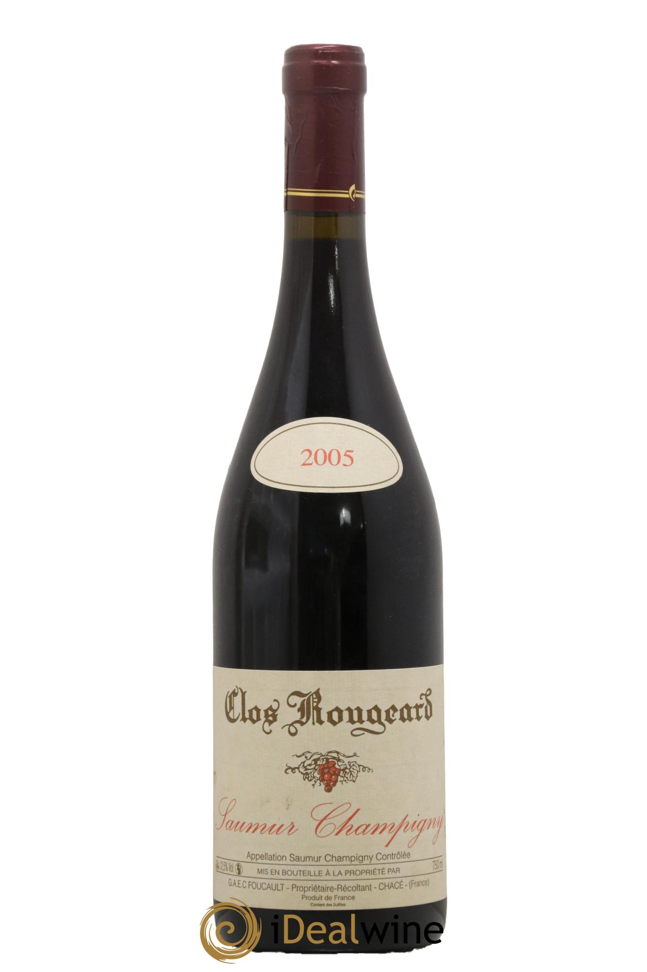 Saumur-Champigny Clos Rougeard 2005 - Lot de 1 bouteille - 0