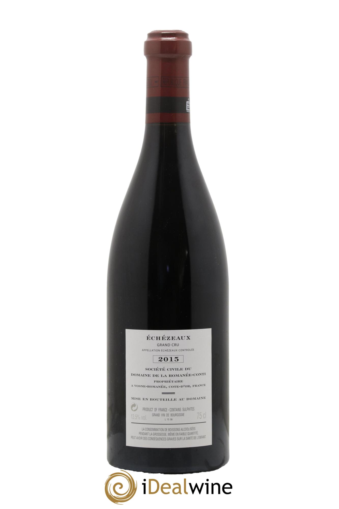 Echezeaux Grand Cru Domaine de la Romanée-Conti 2015 - Posten von 1 Flasche - 1