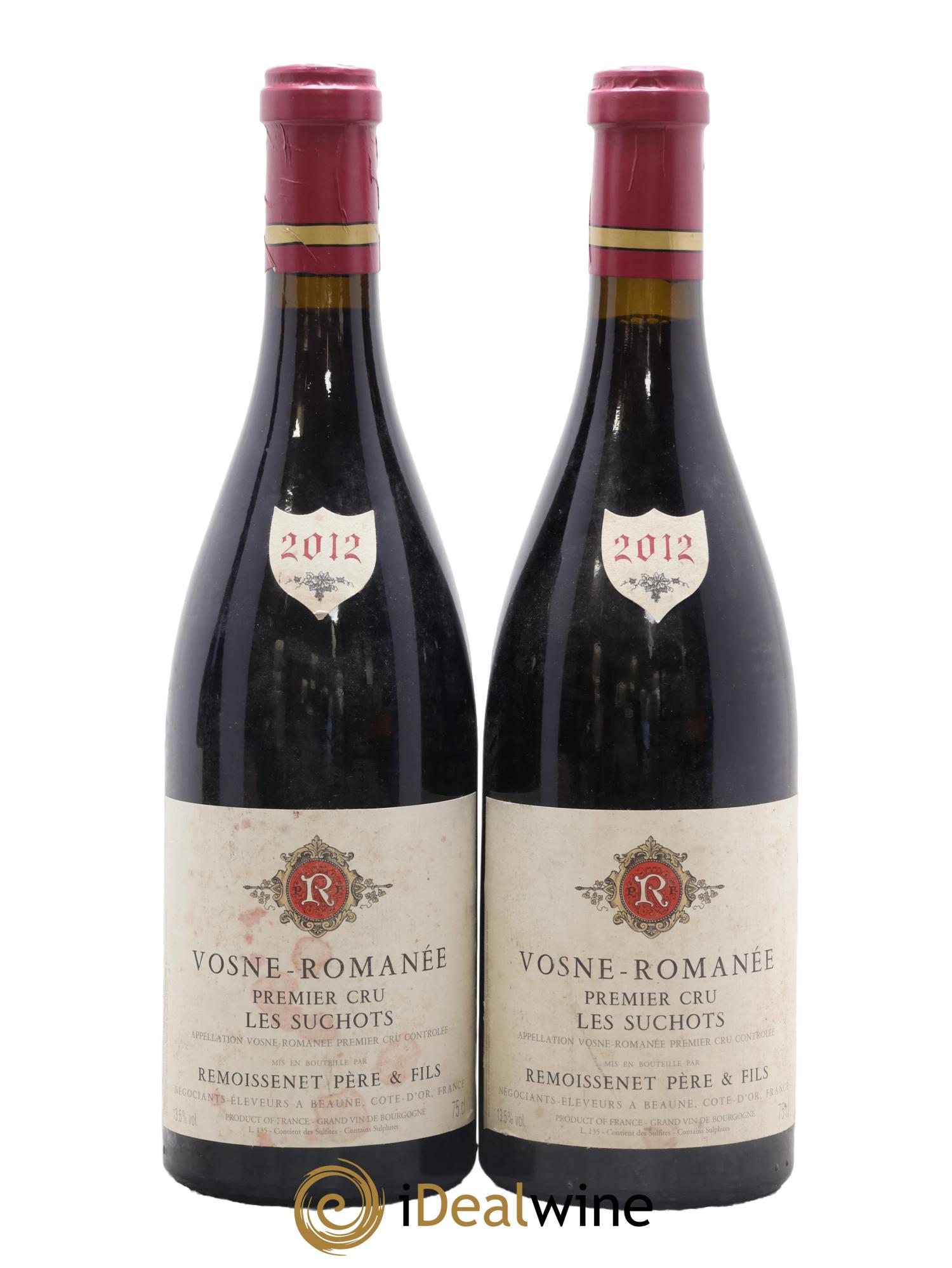 Vosne-Romanée 1er Cru Les Suchots Remoissenet Père et Fils 2012 - Lot de 2 bouteilles - 0