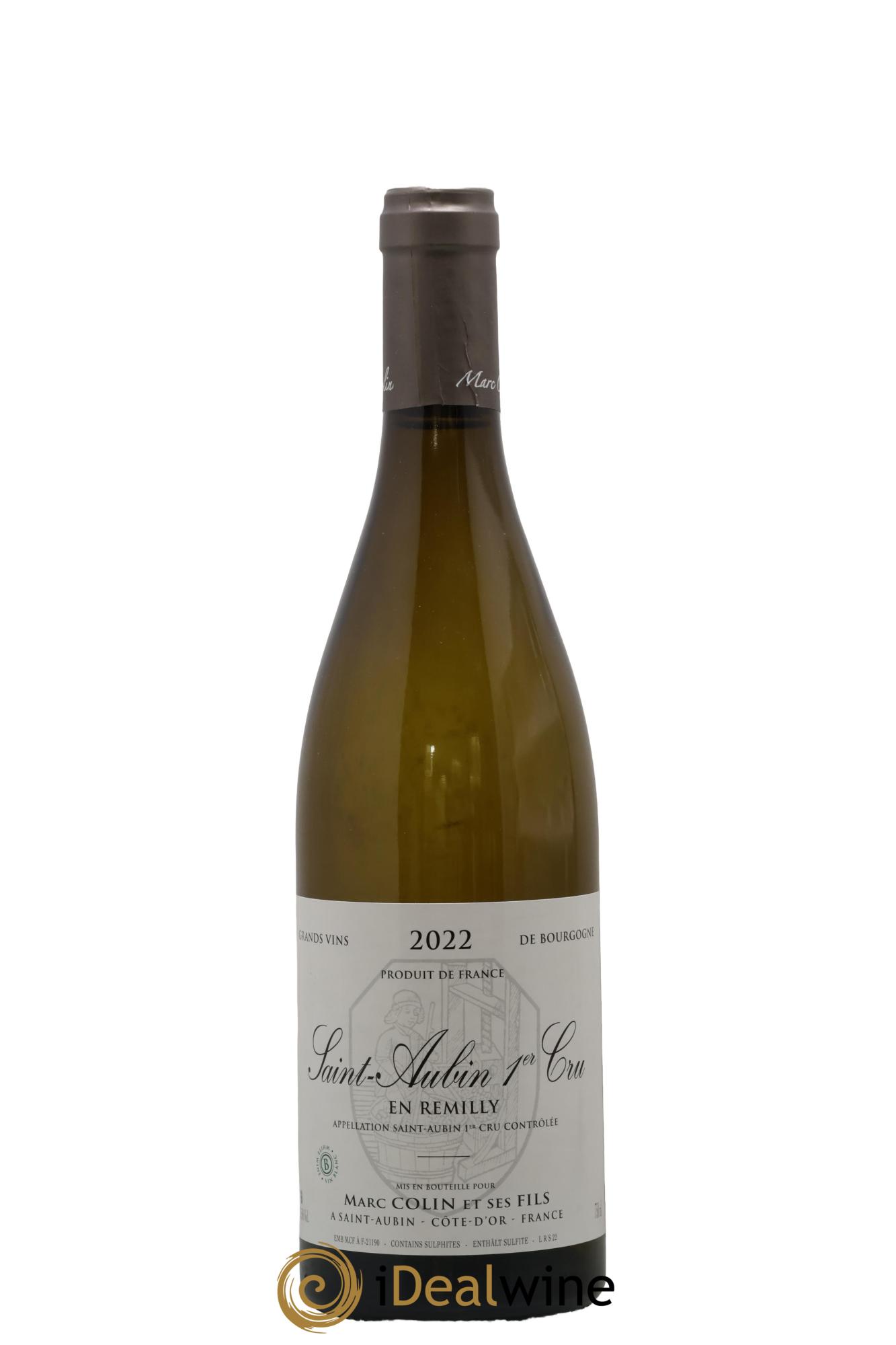 Saint-Aubin 1er Cru En Rémilly Marc Colin & Fils 2022 - Lot de 1 bouteille - 0