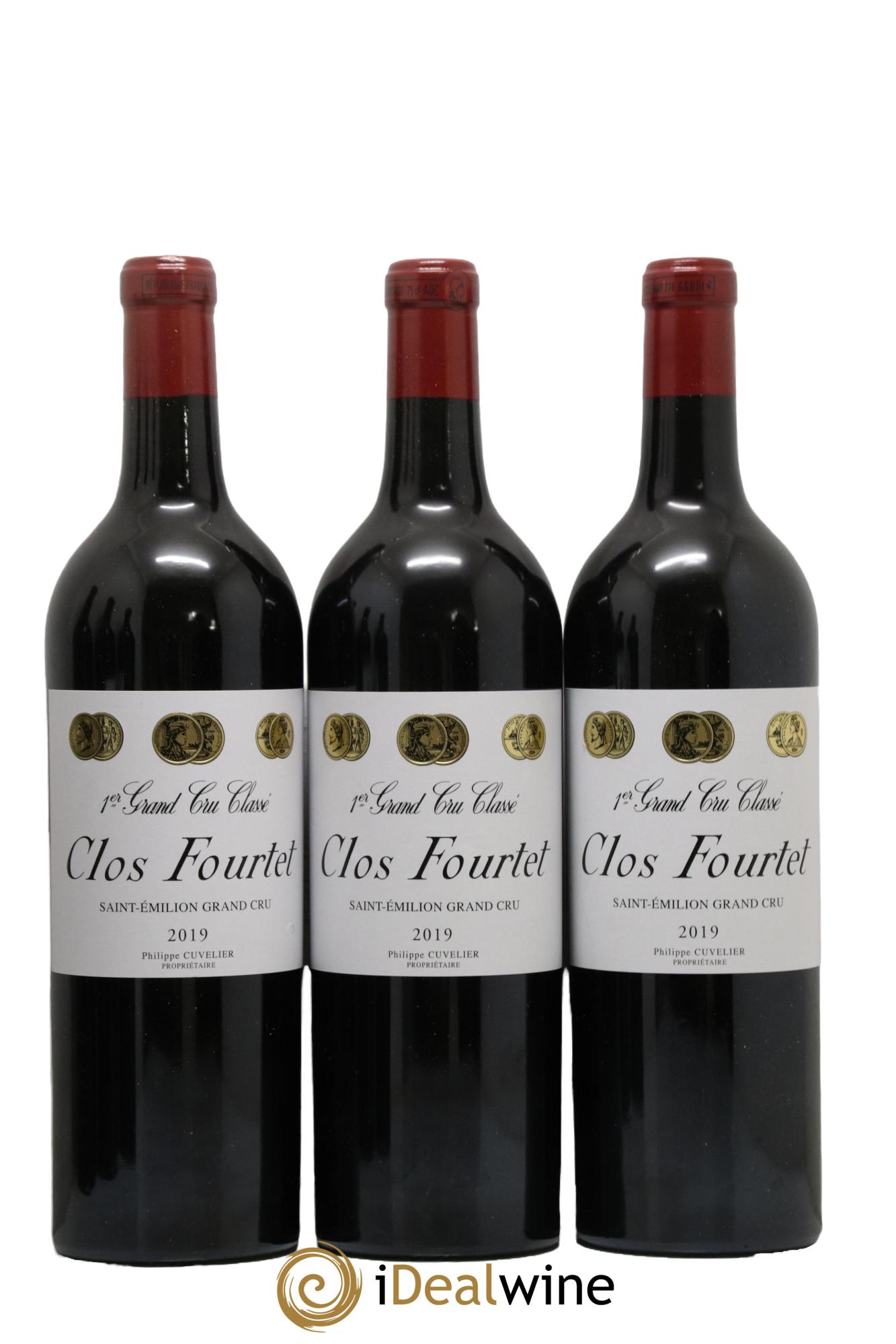 Clos Fourtet 1er Grand Cru Classé B 2019 - Lot de 6 bouteilles - 1
