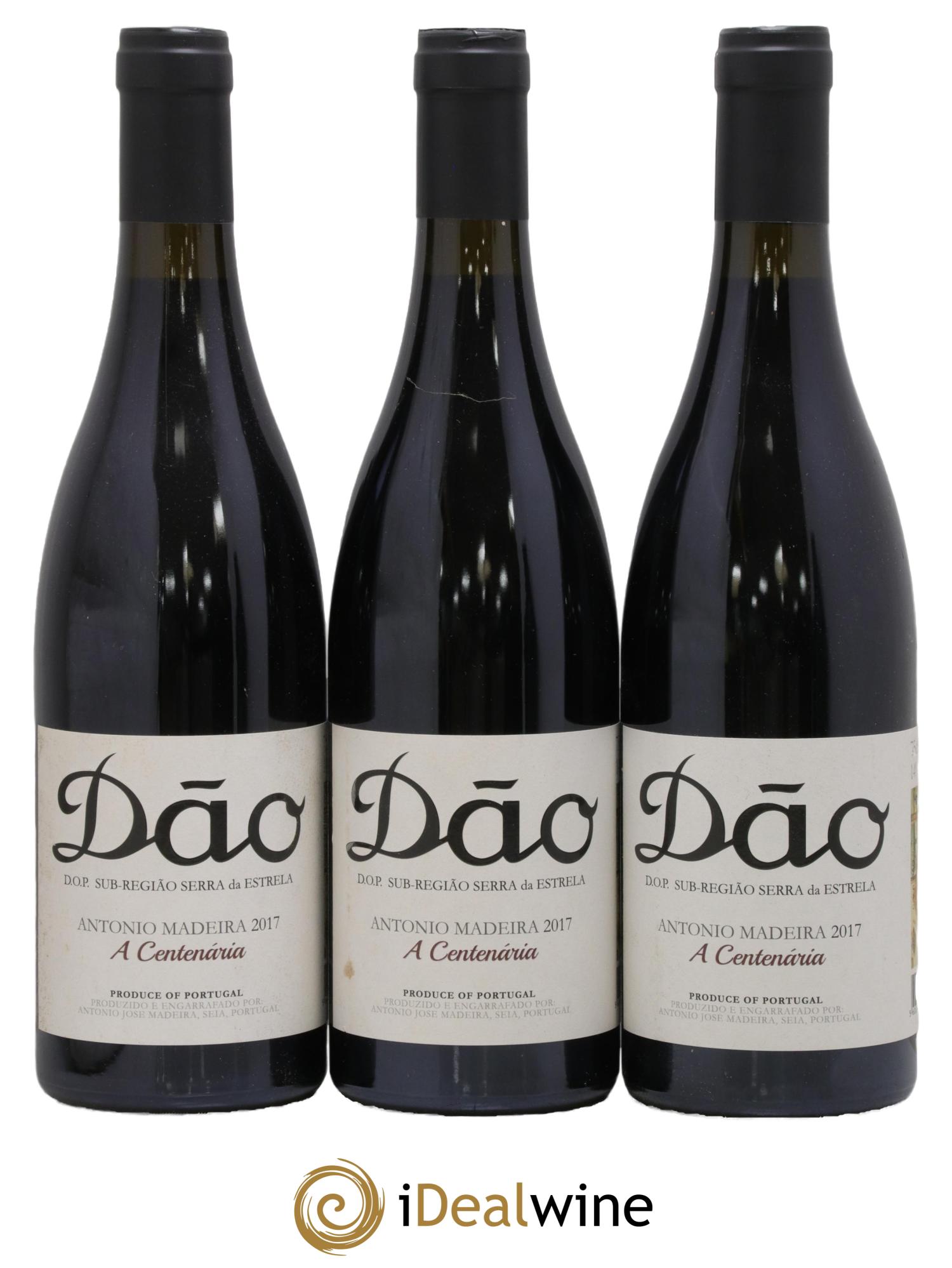 Portugal A Centenaria Dao Antonio Madeira 2017 - Lot de 3 bouteilles - 0