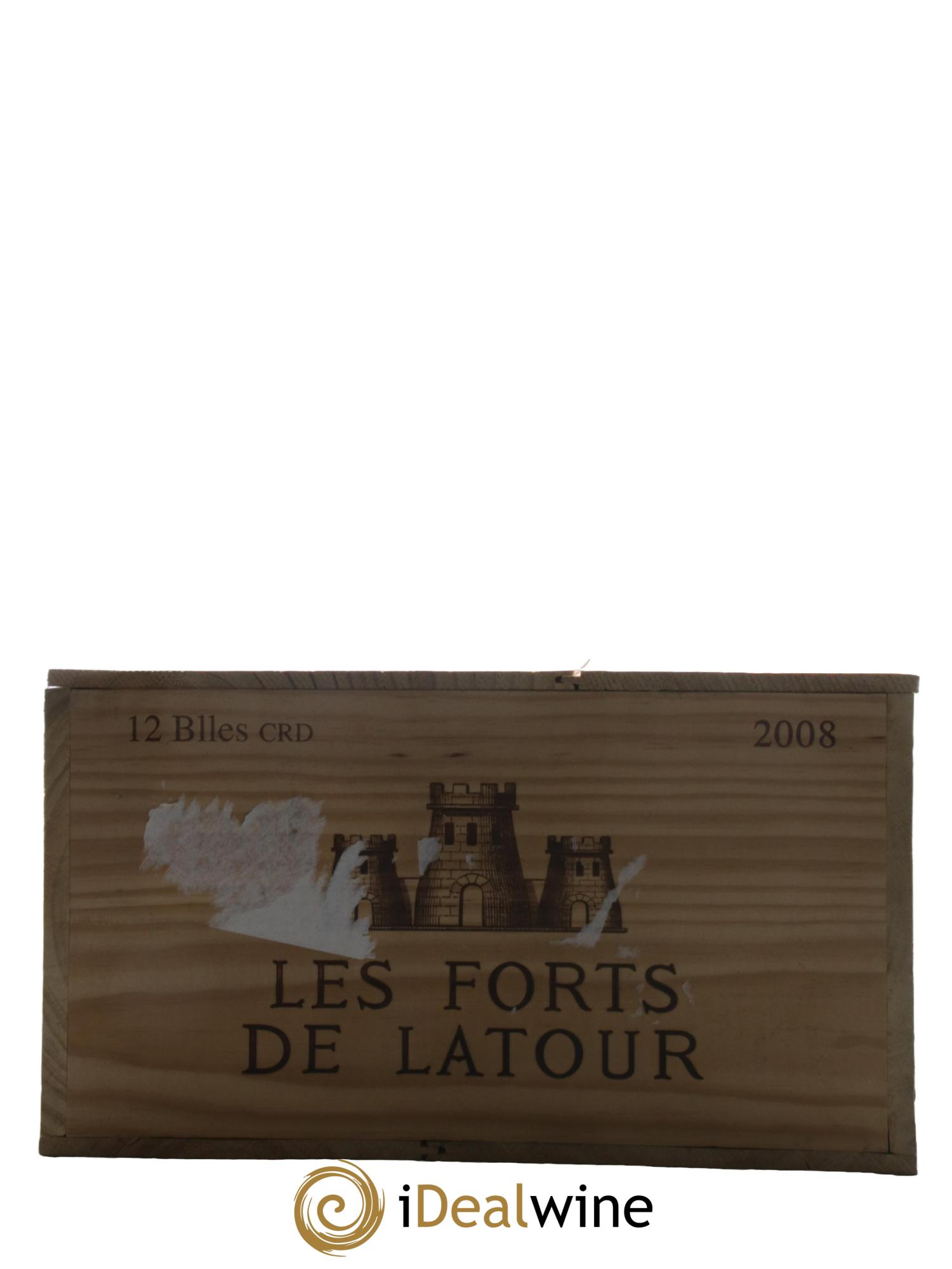 Les Forts de Latour Second Vin  2008 - Posten von 12 Flaschen - 9