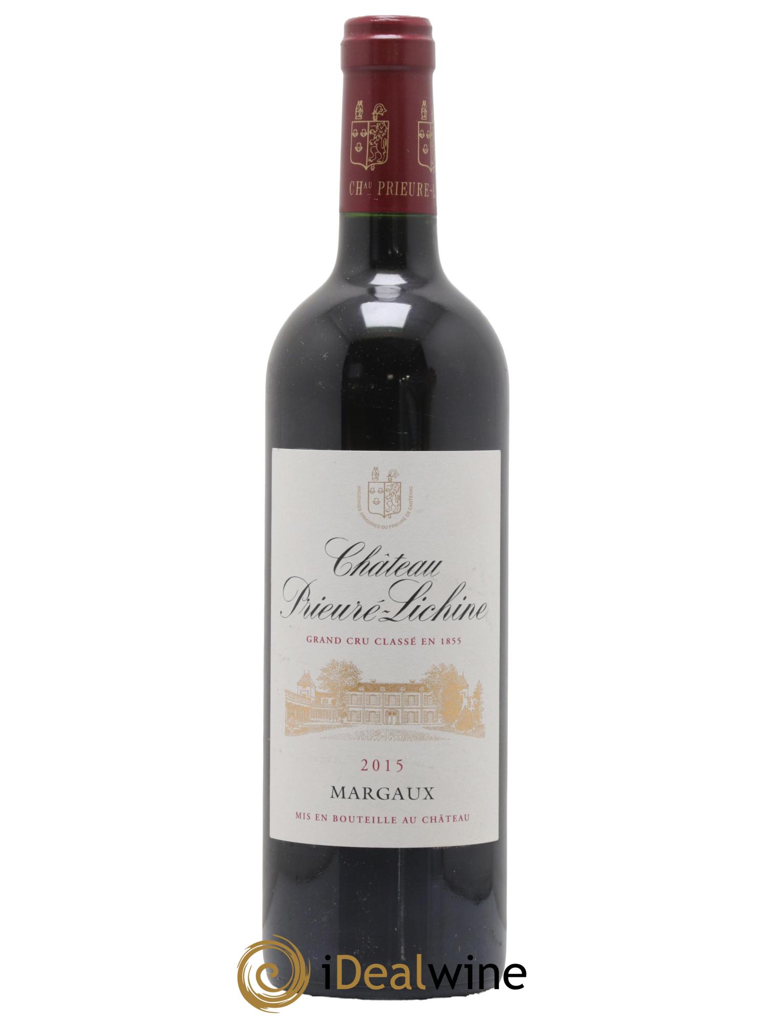 Château Prieuré Lichine 4ème Grand Cru Classé 2015 - Lot de 1 bouteille - 0