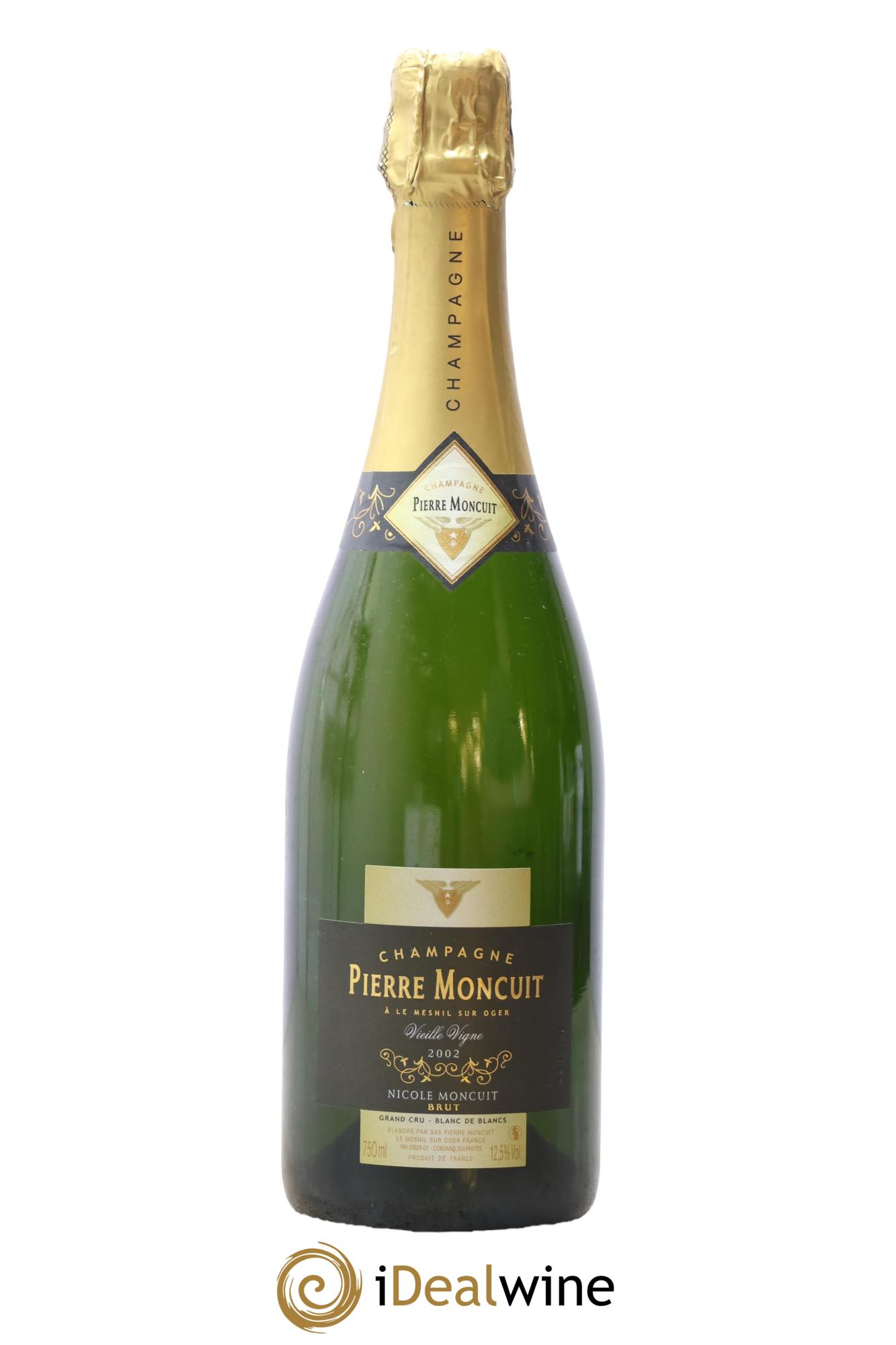 Cuvée Nicole Moncuit Vieilles Vignes Brut Pierre Moncuit 2002 - Posten von 1 Flasche - 0