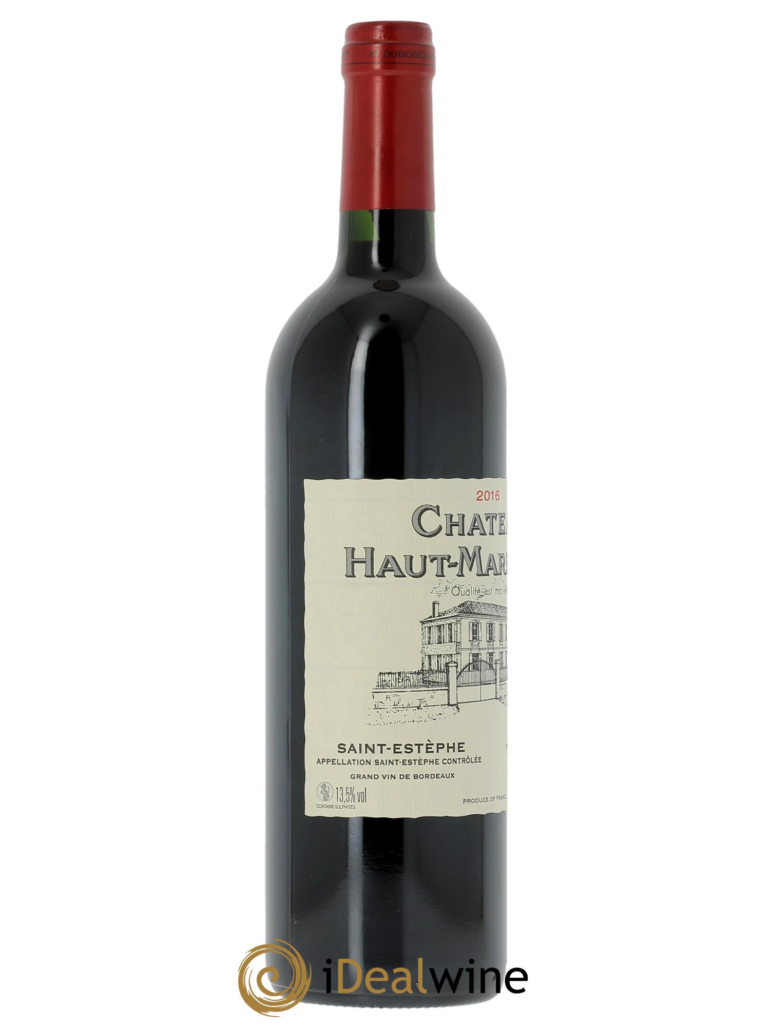 Château Haut Marbuzet (Original-holzkiste ab 6 Fl.) 2016 - Posten von 1 Flasche - 2