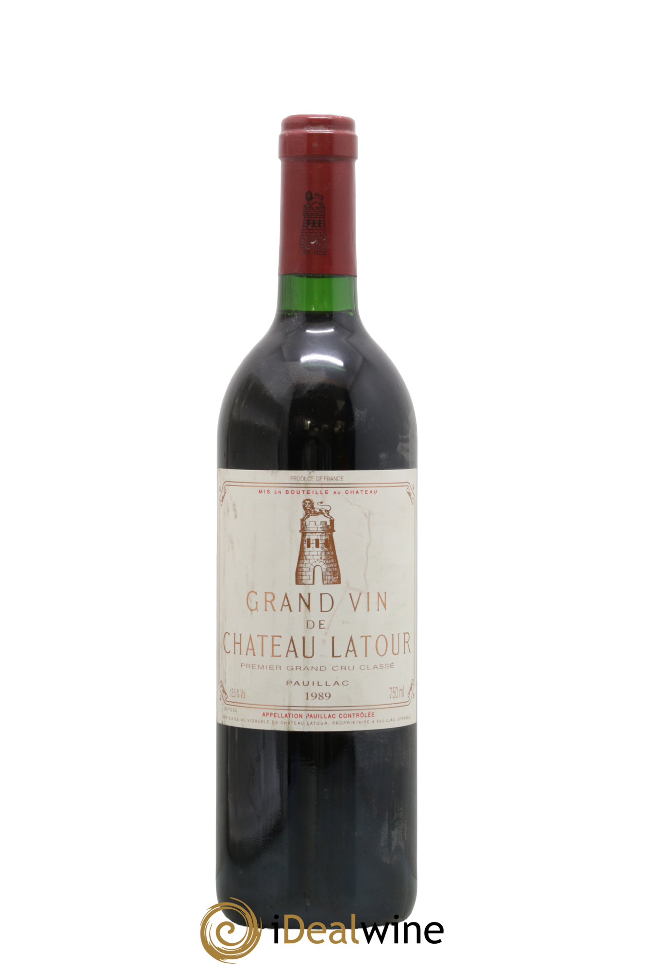 Château Latour 1er Grand Cru Classé 1989 - Lot de 1 bouteille - 0
