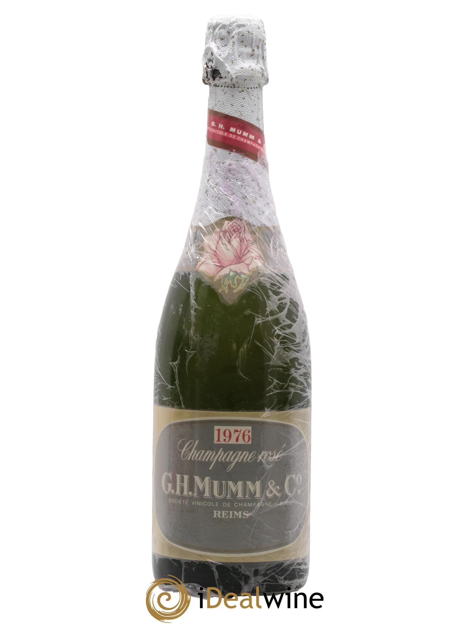 Champagne - Cordon Rose G.H. Mumm & C° 1976 - Lot de 1 bouteille - 0