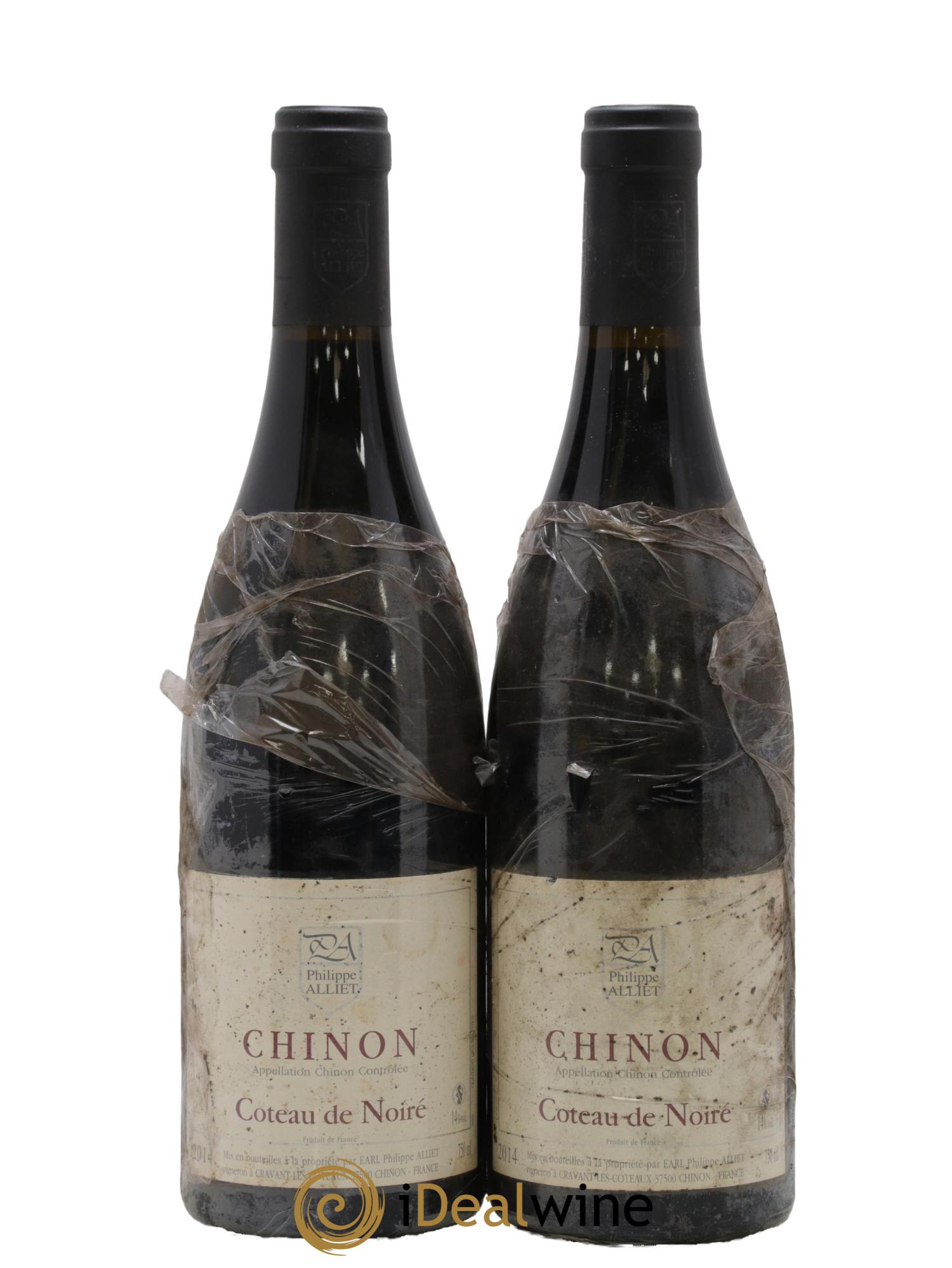 Chinon Coteau de Noiré Philippe Alliet 2014 - Lot de 2 bouteilles - 0