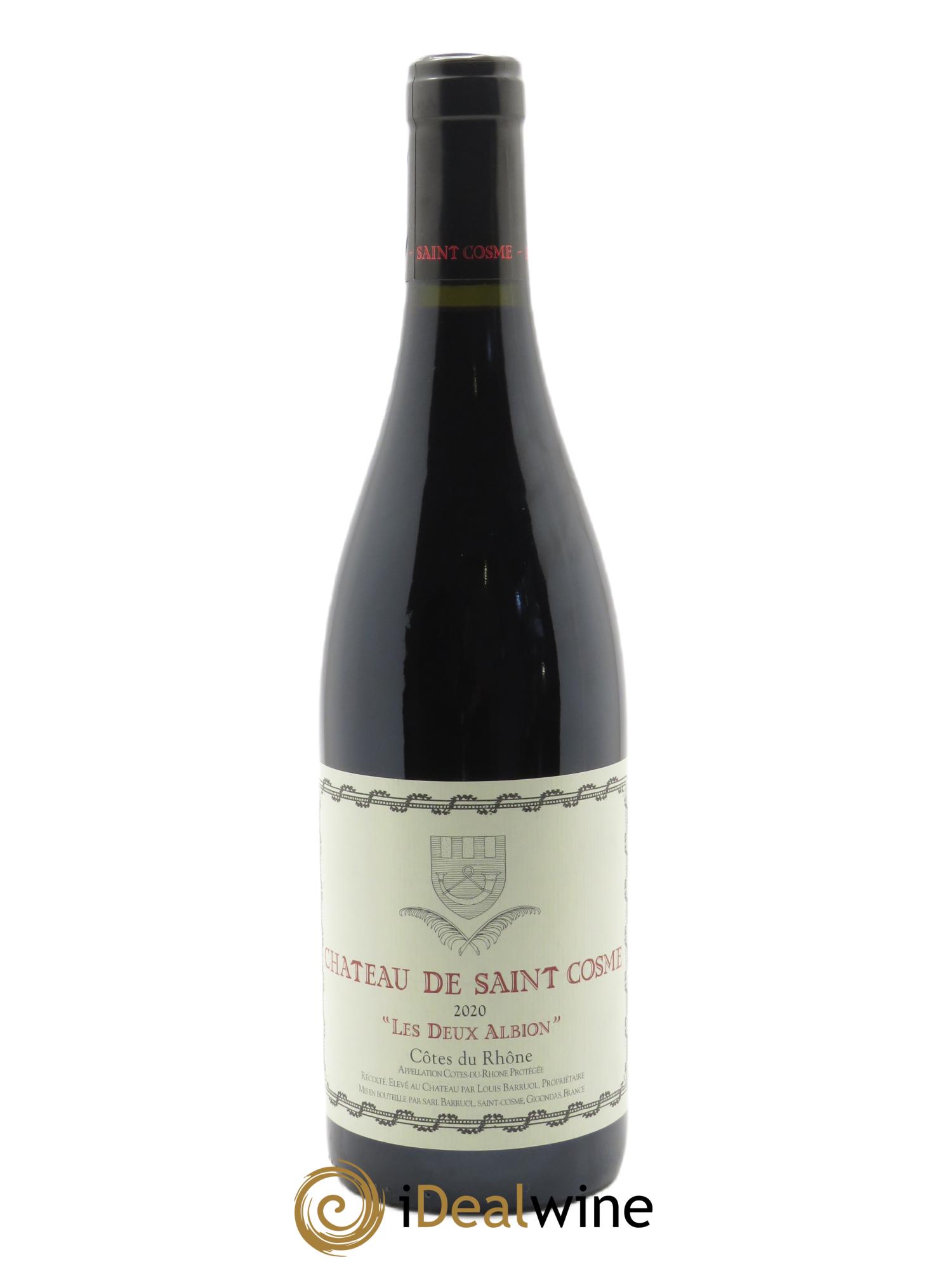 Côtes-du-Rhône Les Deux Albion Saint Cosme 2020 - Lot of 1 bottle - 0