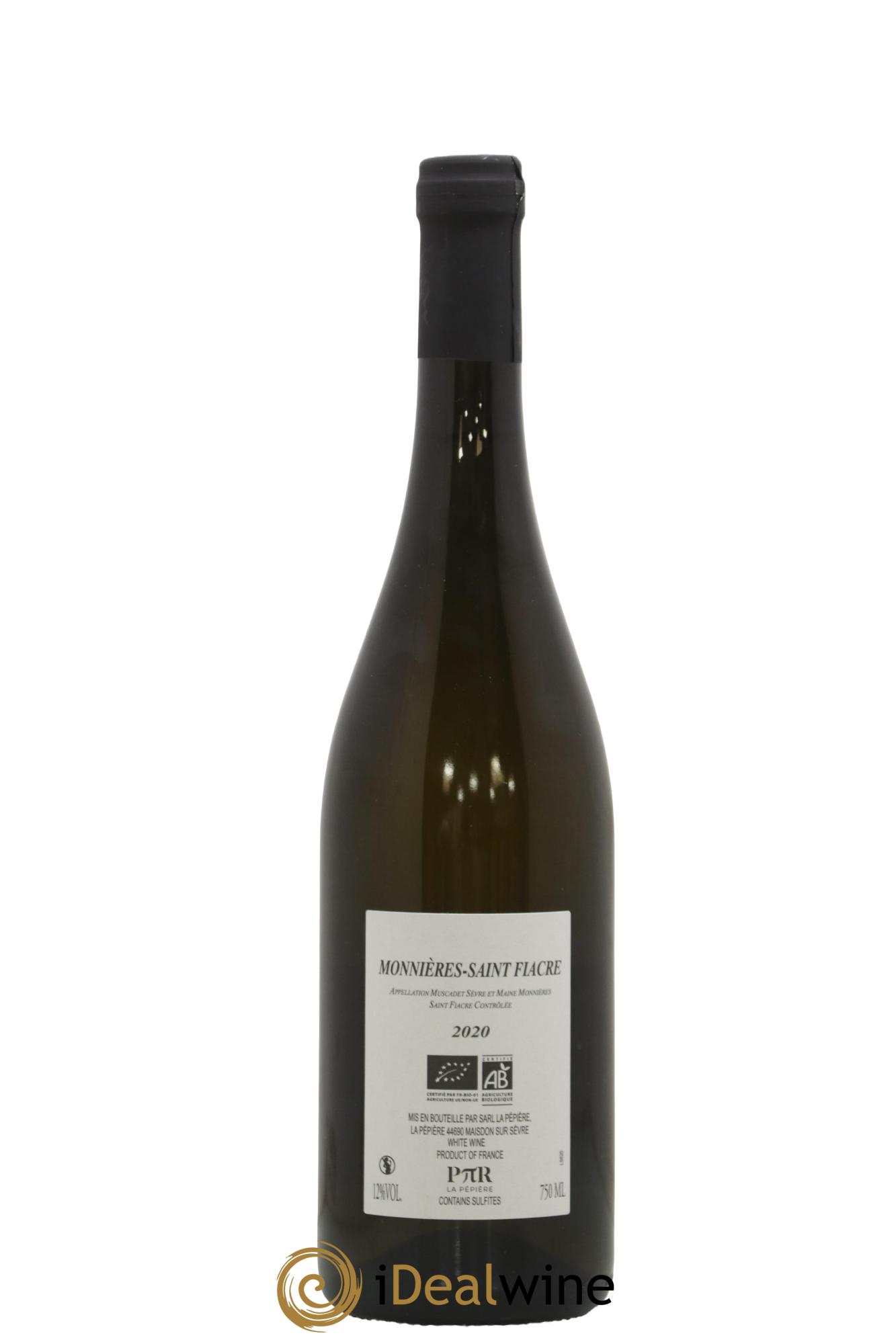 Muscadet-Sèvre-et-Maine Monnières-Saint Fiacre Domaine de la Pépière 2020 - Lot de 1 bouteille - 1