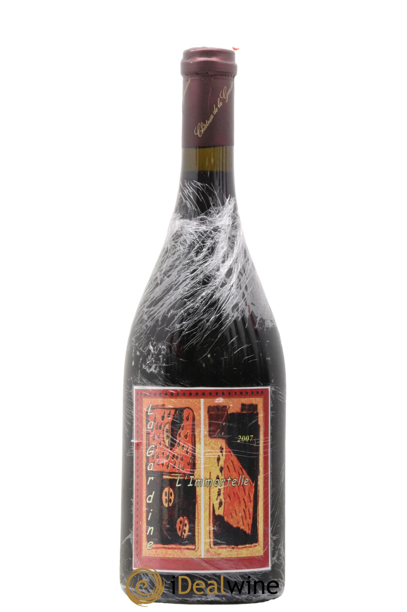 Châteauneuf-du-Pape Château de La Gardine L'Immortelle Famille Brunel 2007 - Lot de 1 bouteille - 0