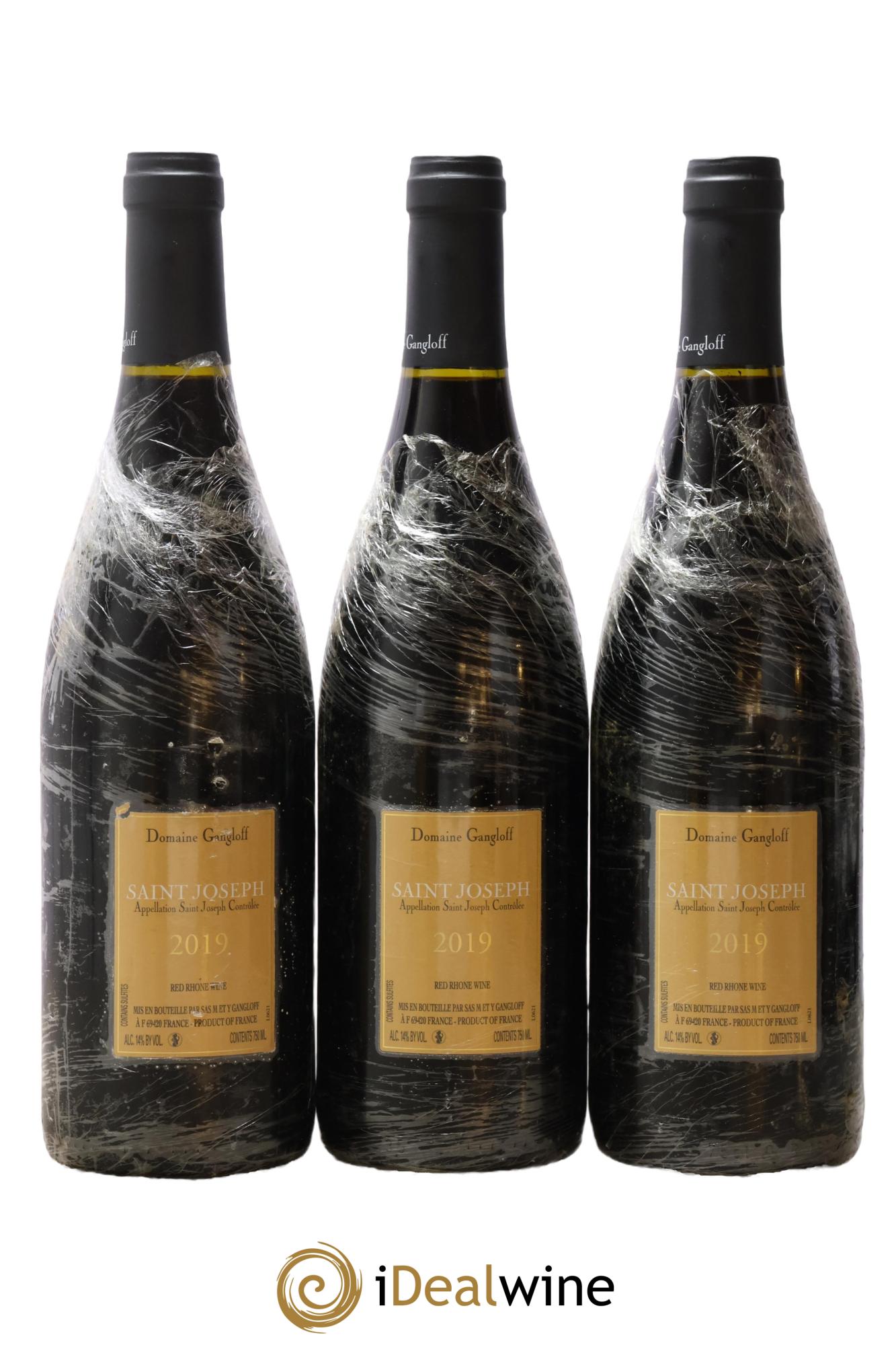 Saint-Joseph Gangloff (Domaine) 2019 - Posten von 3 Flaschen - 1