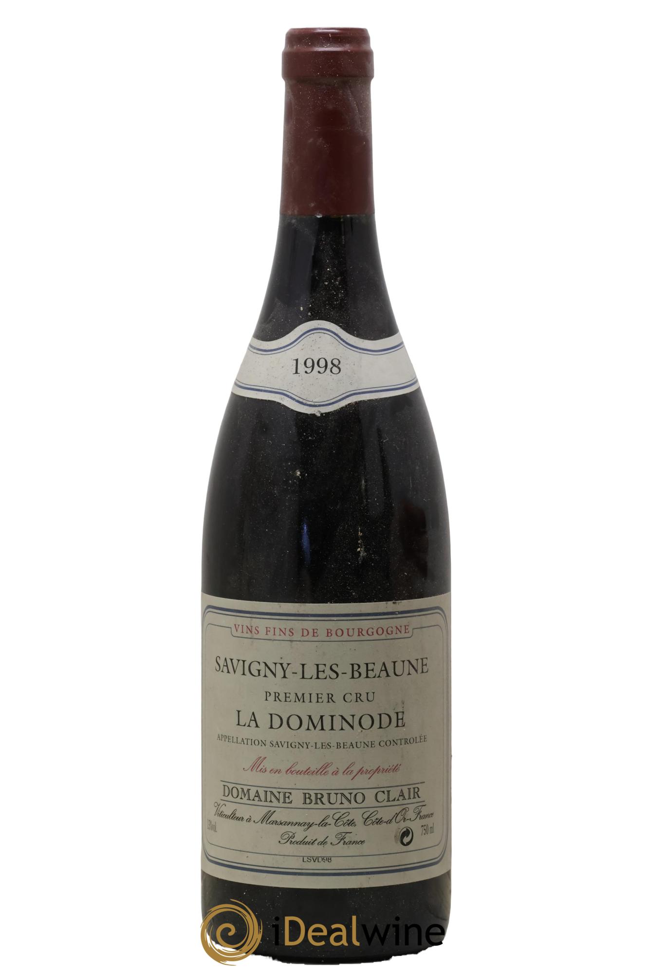 Savigny-lès-Beaune 1er Cru La Dominode Bruno Clair (Domaine) 1998 - Lotto di 1 bottiglia - 0