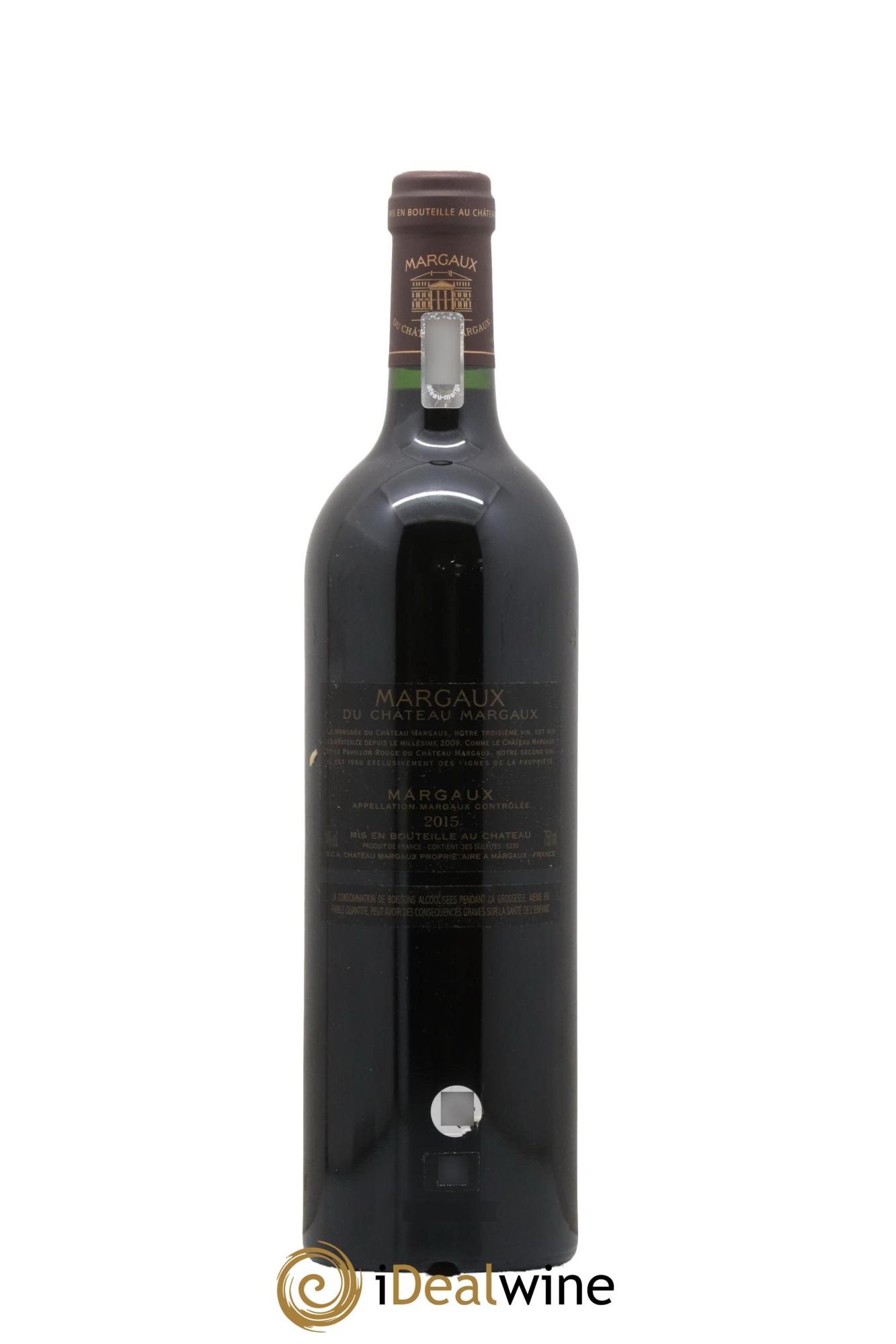 Margaux Margaux du Château Margaux 2015 - Posten von 1 Flasche - 1