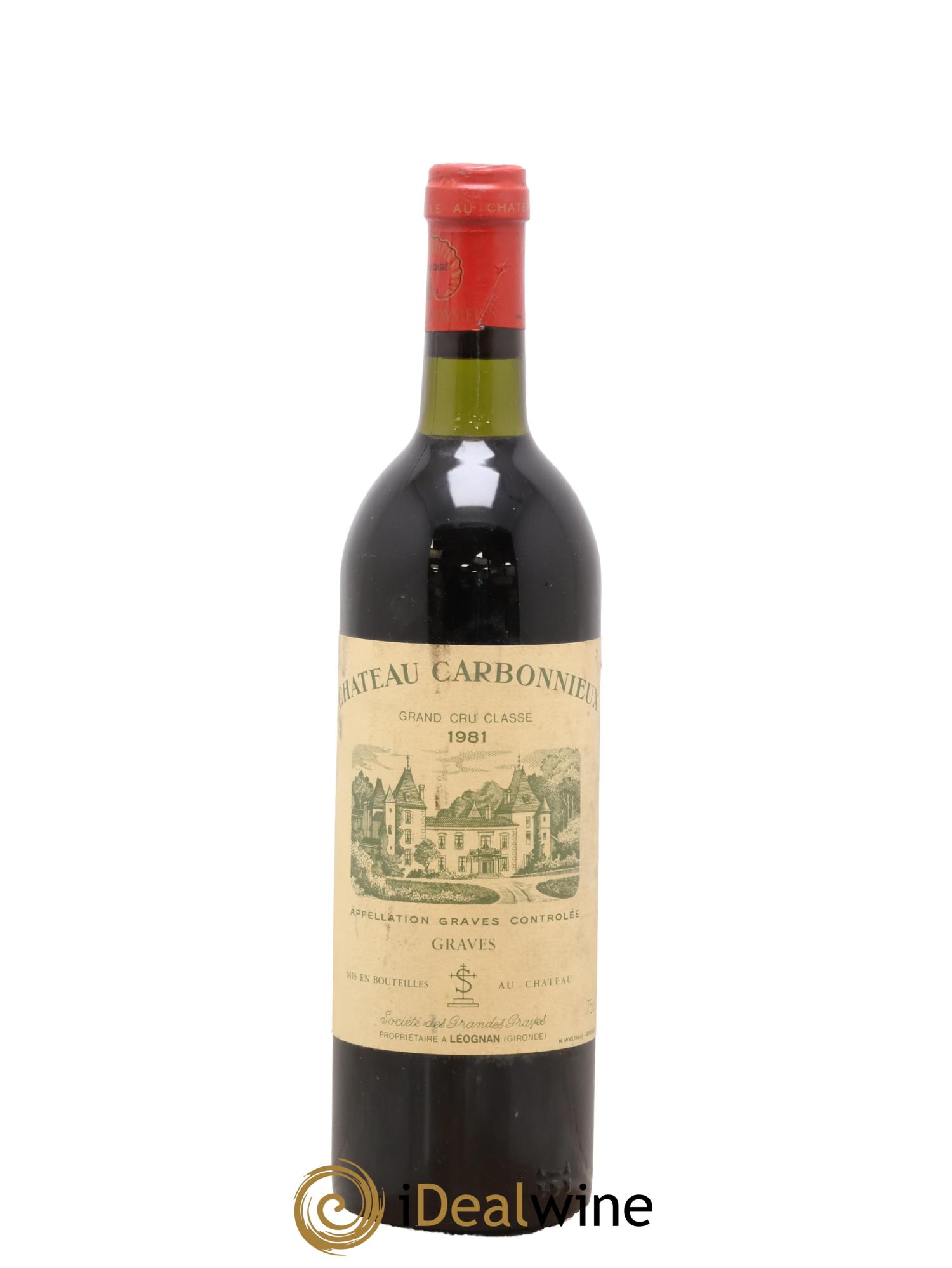Château Carbonnieux Cru Classé de Graves 1981 - Lot de 1 bouteille - 0