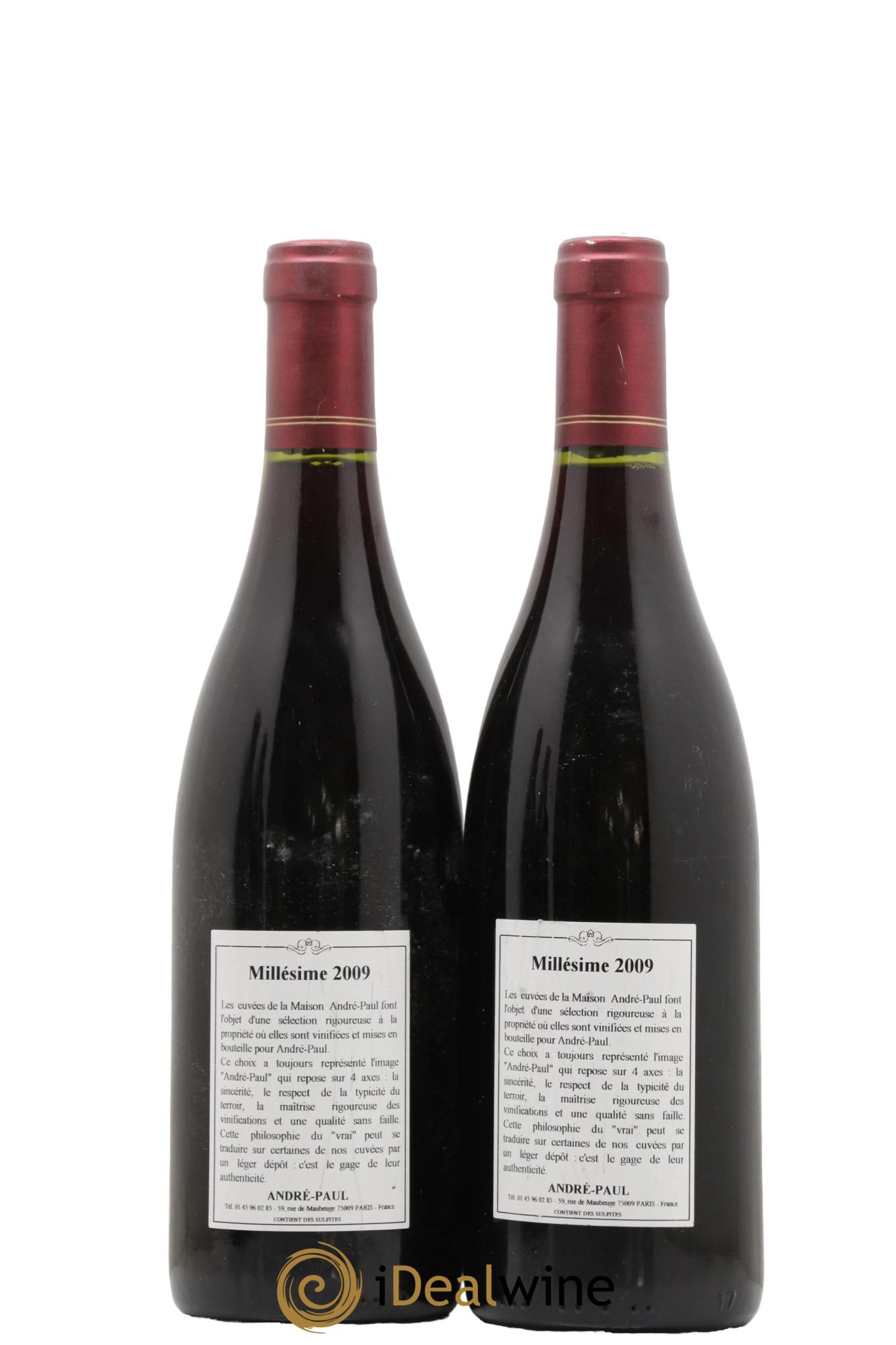 Volnay 1er Cru Les Santenots Bernard et Thierry Glantenay (Domaine) 2009 - Lotto di 2 bottiglie - 1