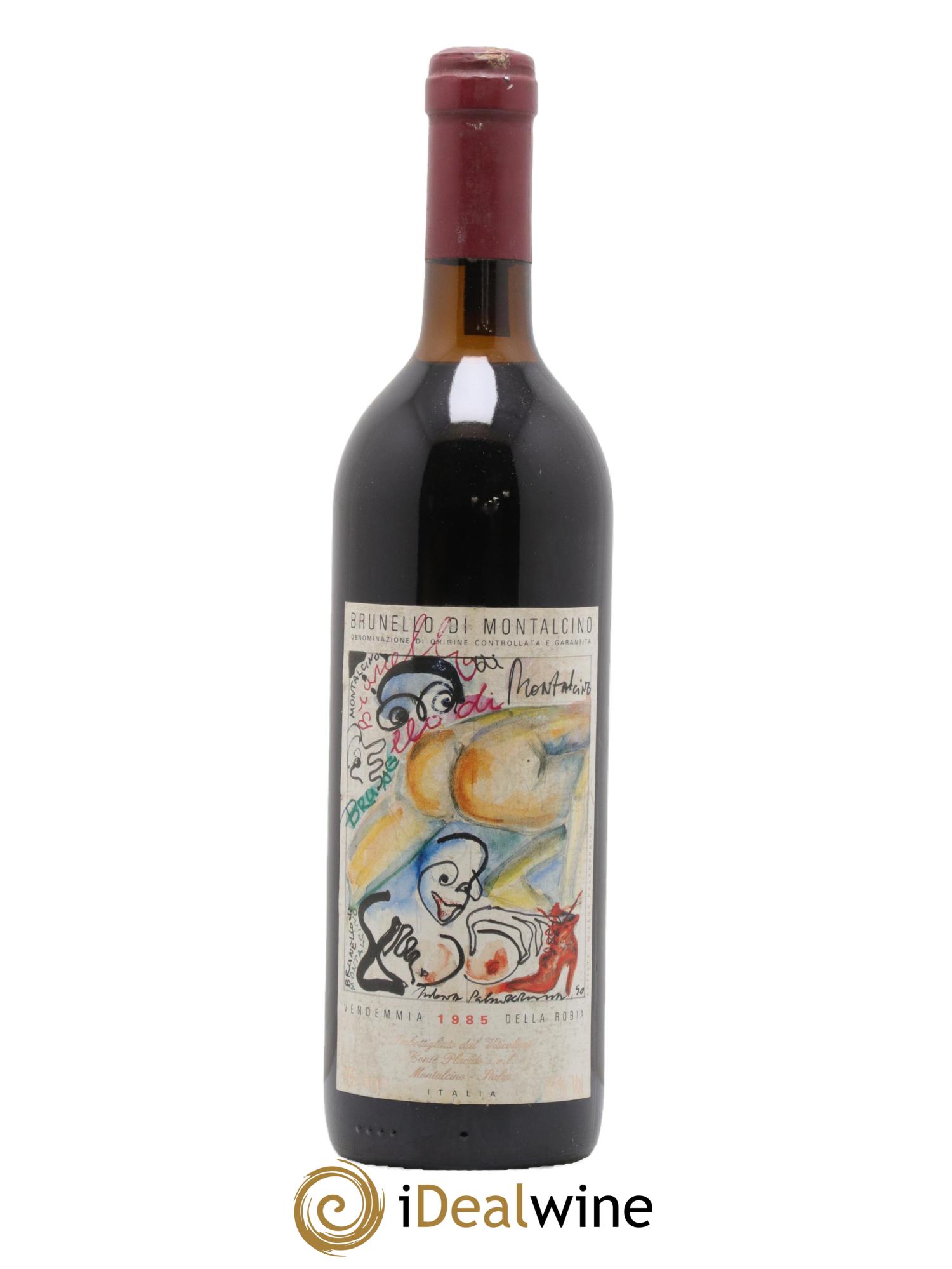 Brunello di Montalcino Conte Placido 1985 - Lot de 1 bouteille - 0