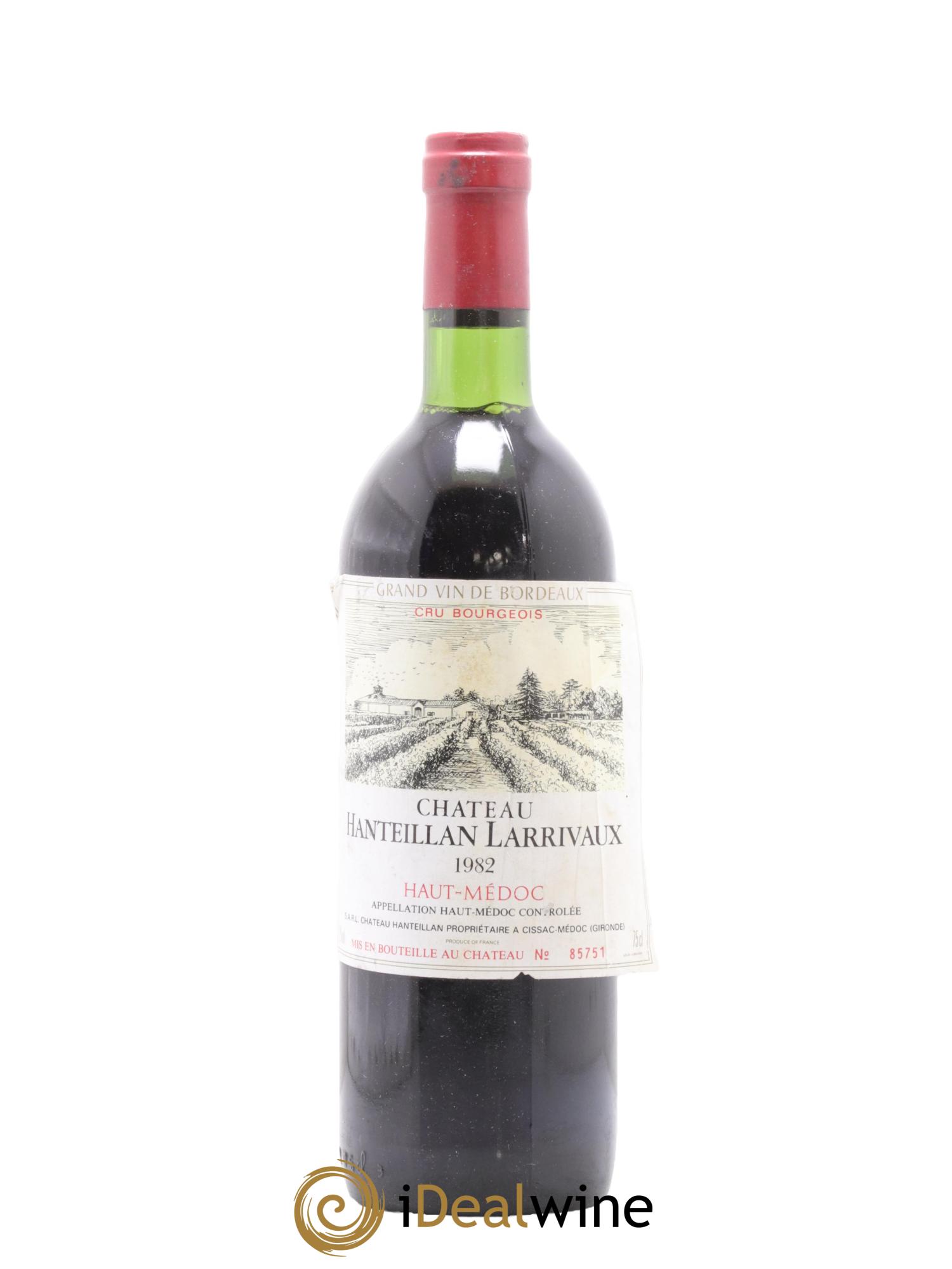 Château Hanteillan Cru Bourgeois 1982 - Lot de 1 bouteille - 0