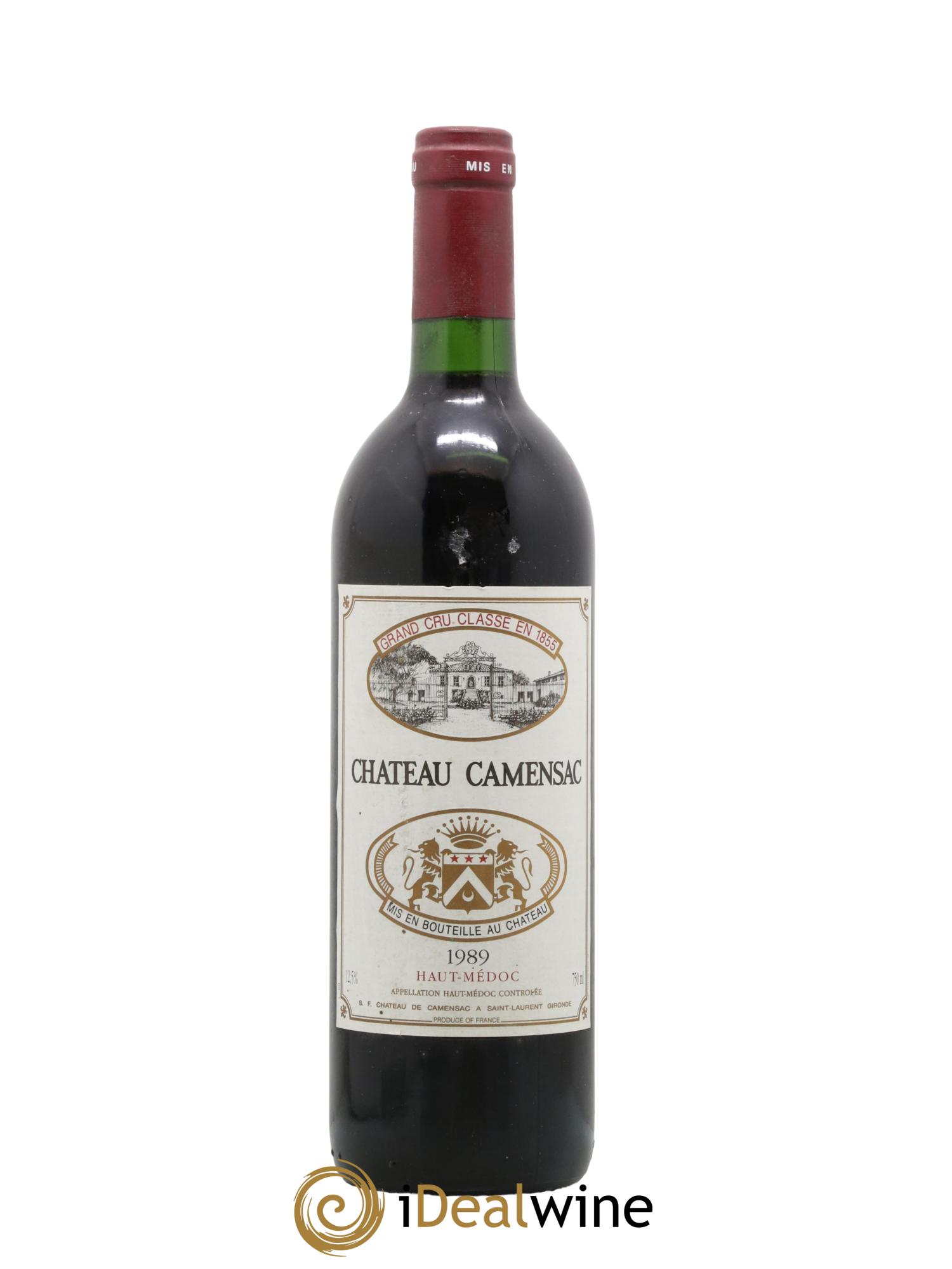 Château Camensac 5ème Grand Cru Classé 1989 - Lot de 1 bouteille - 0