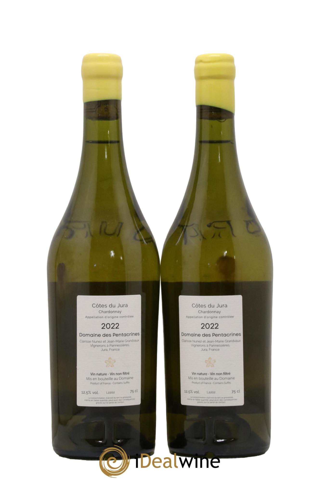 Côtes du Jura Sur Le Seuil Domaine Des Pentacrines 2022 - Lot de 2 bouteilles - 1