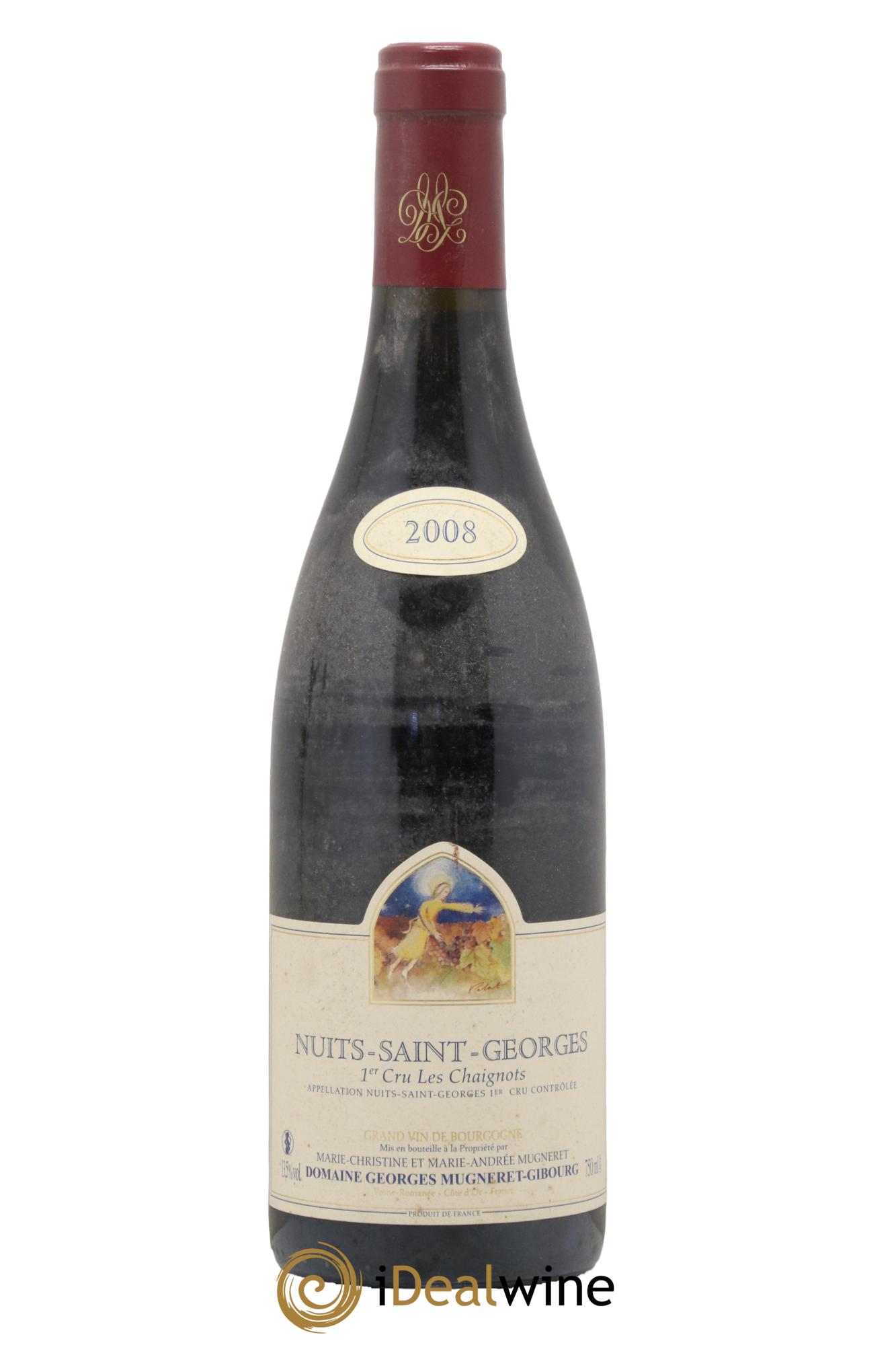 Nuits-Saint-Georges 1er Cru Les Chaignots Mugneret-Gibourg (Domaine) 2008 - Lot of 1 bottle - 0