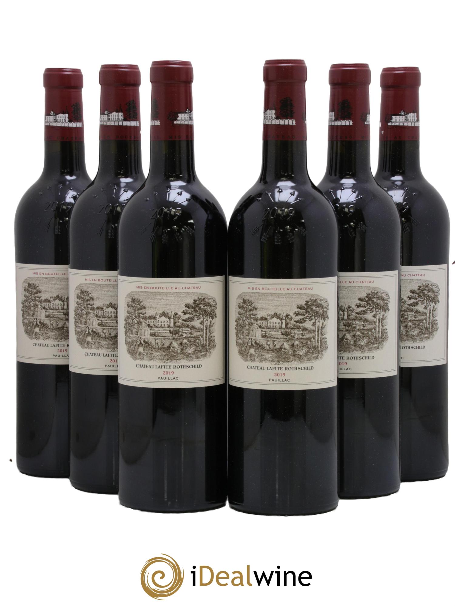 Château Lafite Rothschild 1er Grand Cru Classé 2019 - Lot de 6 bouteilles - 0