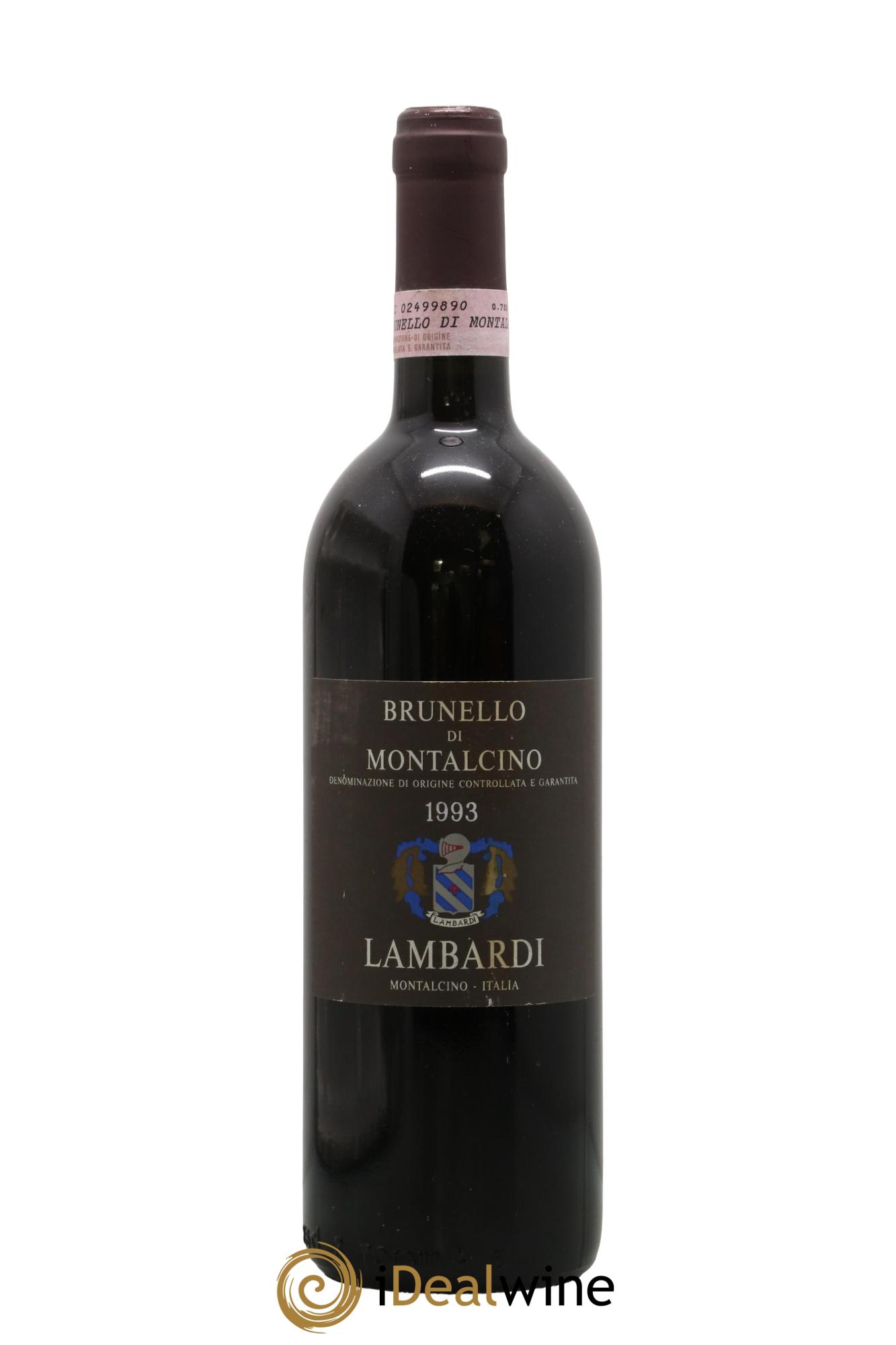 Brunello di Montalcino Lambardi 1993 - Posten von 1 Flasche - 0