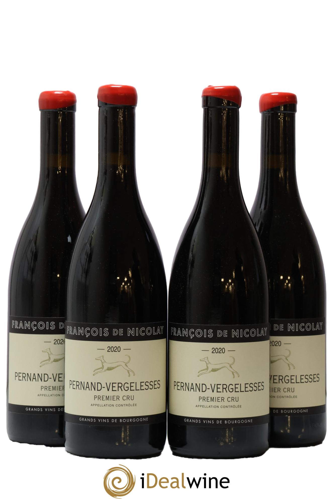 Pernand-Vergelesses 1er Cru François de Nicolay 2020 - Lot de 4 bouteilles - 0