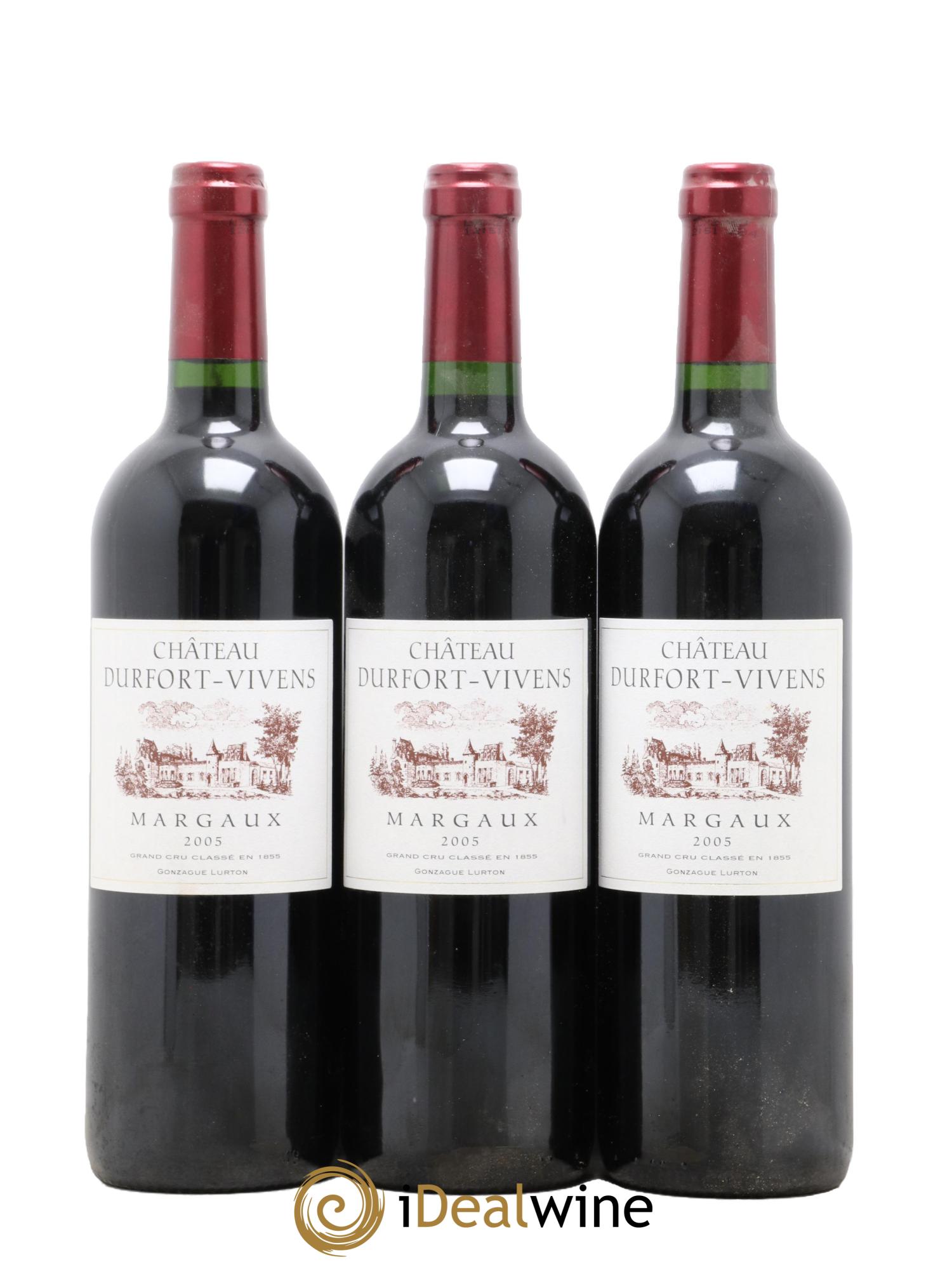 Château Durfort Vivens 2ème Grand Cru Classé 2005 - Lot de 12 bouteilles - 3