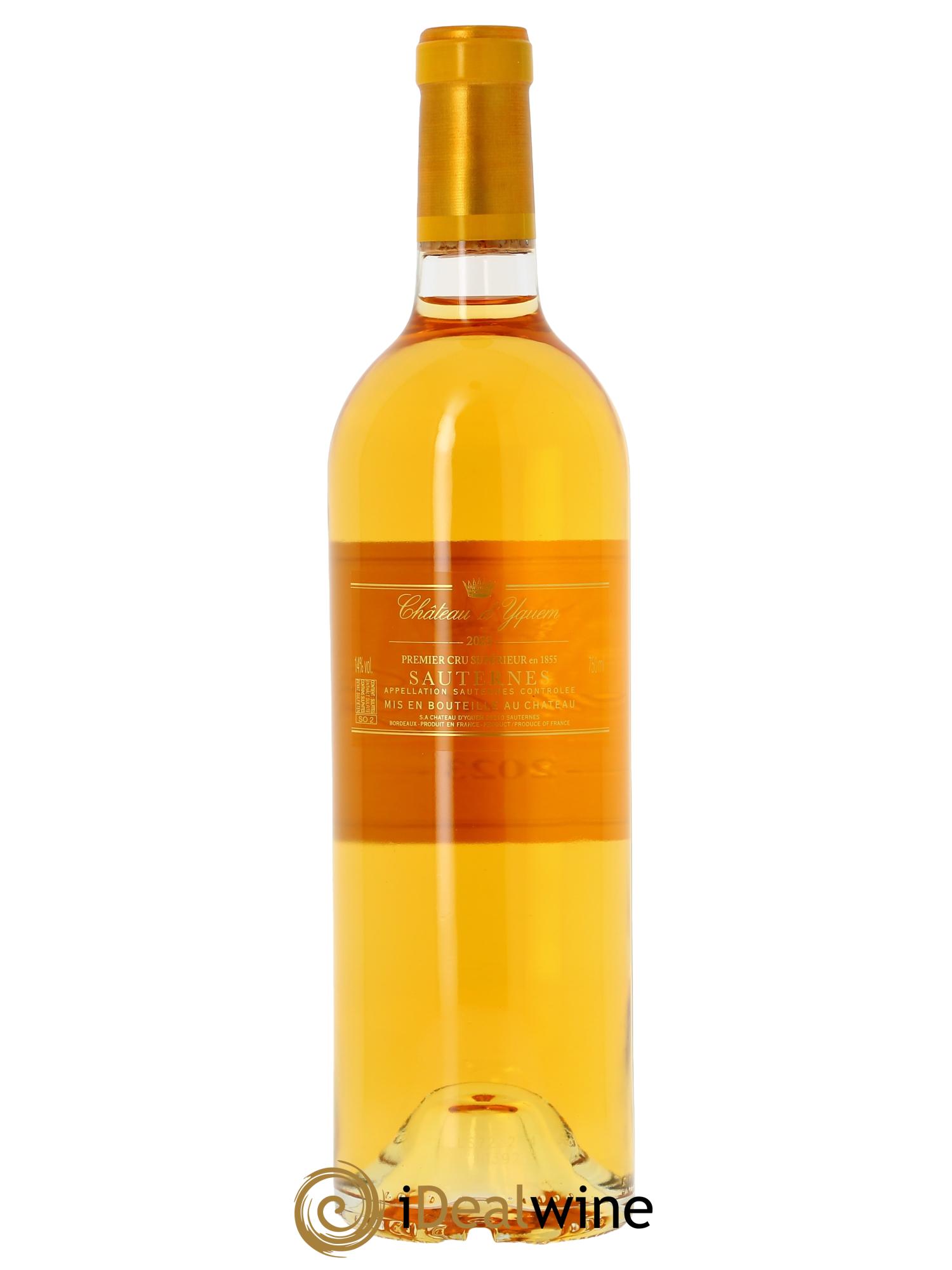 Château d' Yquem 1er Cru Classé Supérieur (CBO à partir de 3 bts) 2023 - Lot de 1 bouteille - 1