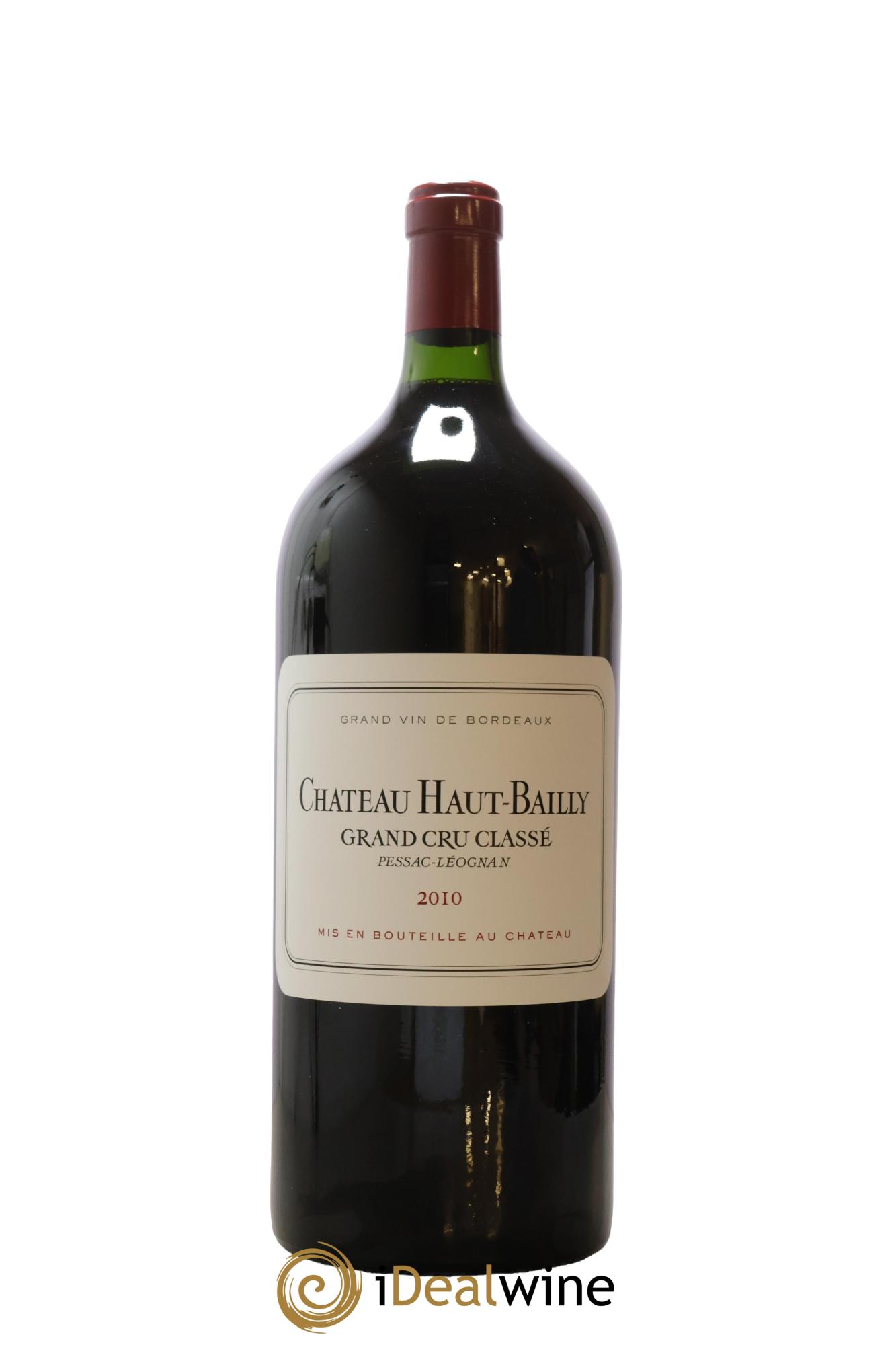 Château Haut-Bailly 2010 et Déjeuner Table Privée pour 2 personnes - Nuit Chartreuse Haut-Bailly - Lot de 1 impériale - 0