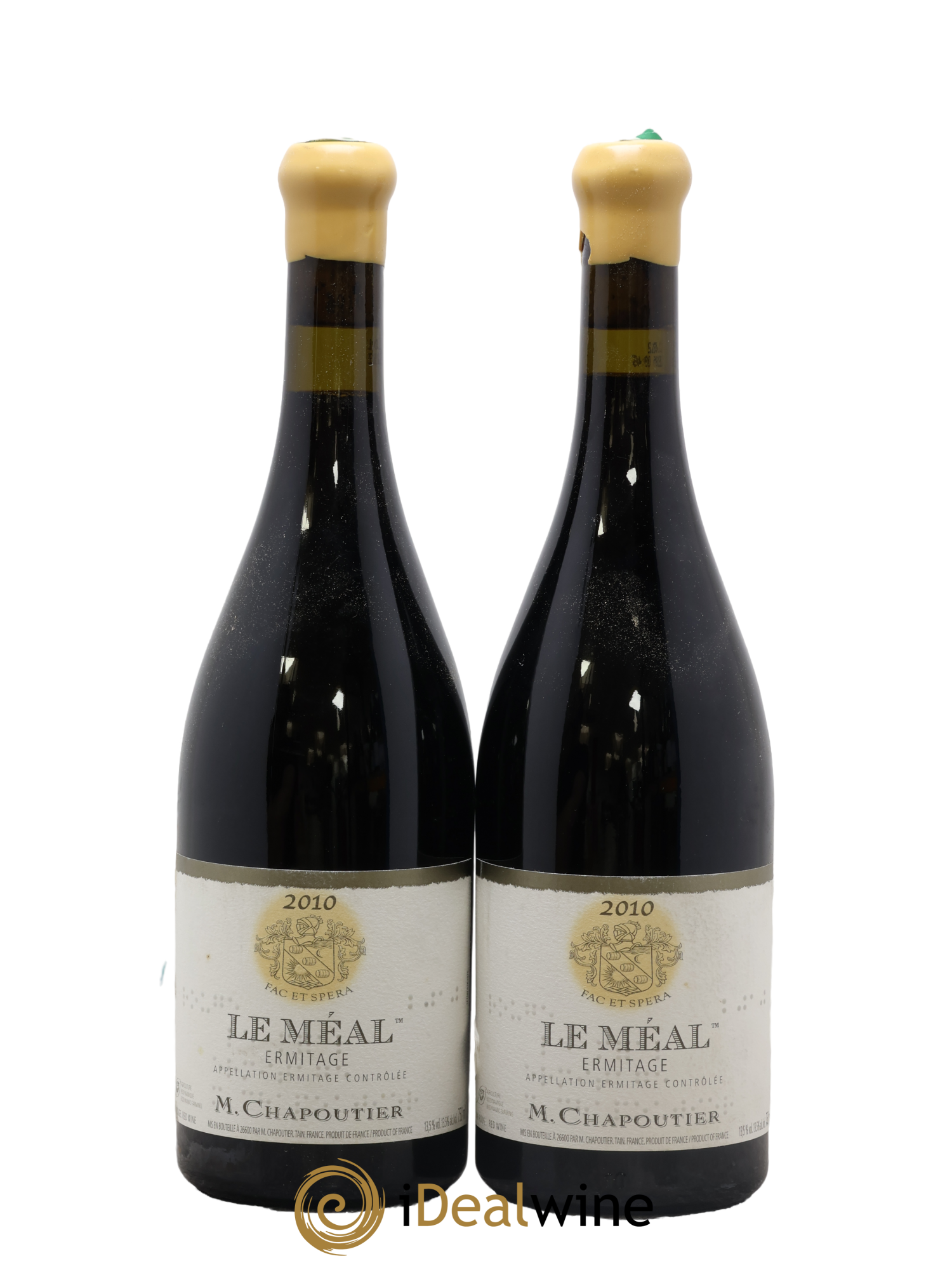 Hermitage Ermitage Le Méal Chapoutier 2010 - Lot of 2 bottles - 0