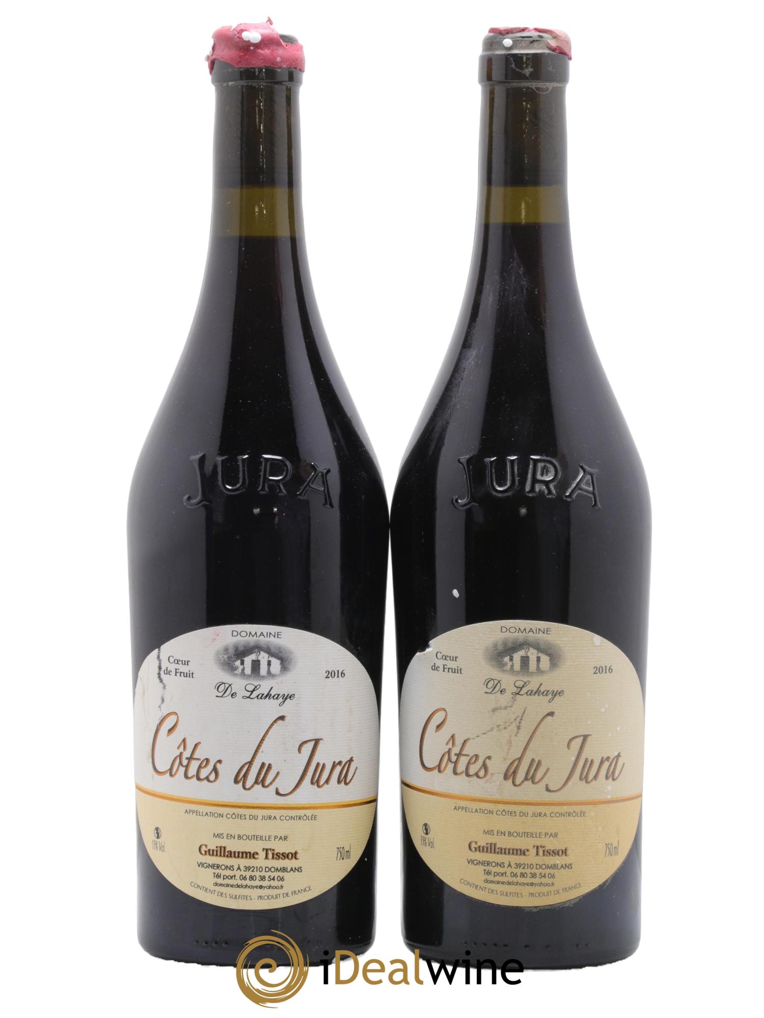 Côtes du Jura Cœur de Fruit Domaine Guillaume Tissot 2016 - Lot de 2 bouteilles - 0