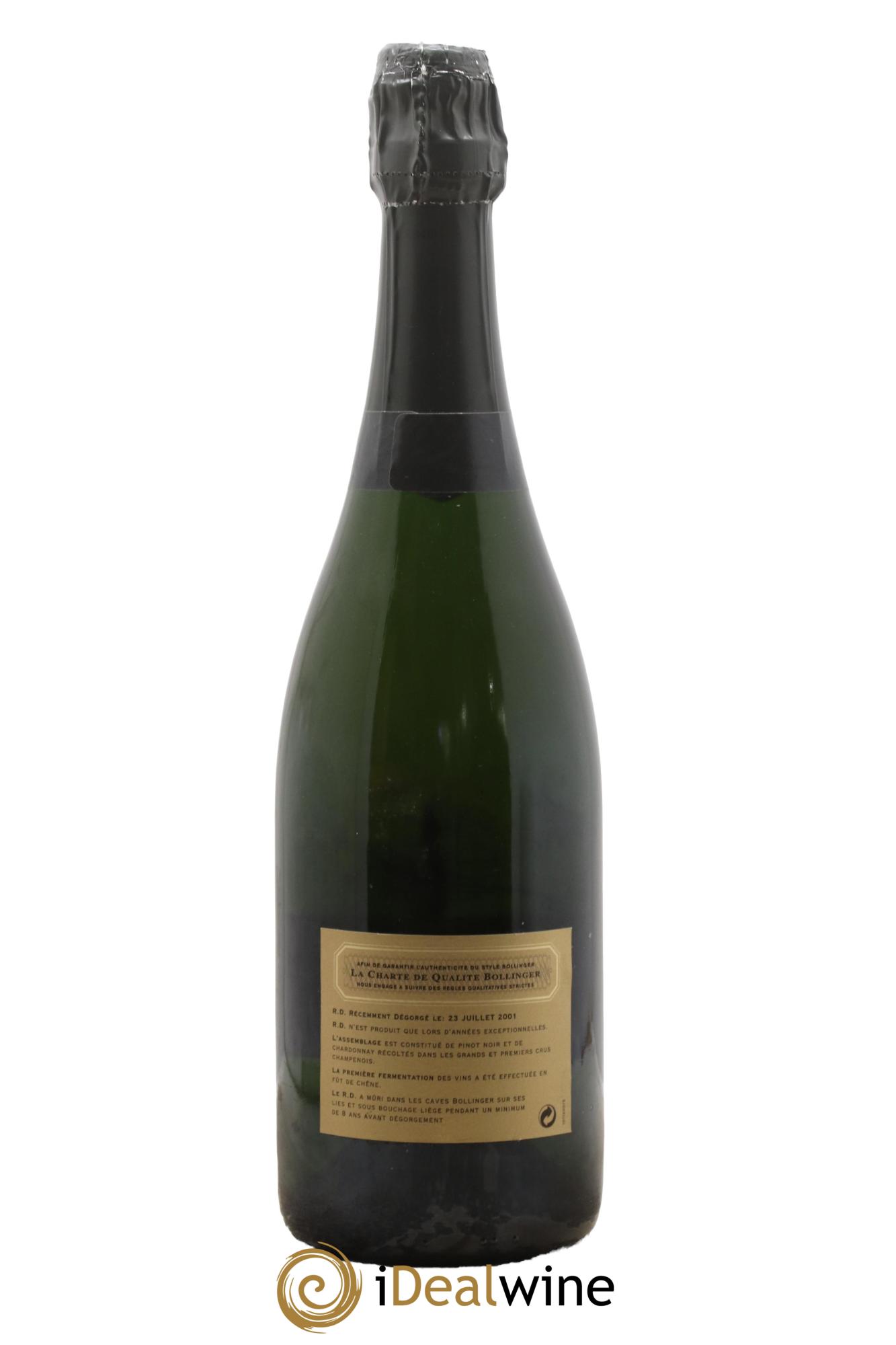 R.D. Extra-Brut Bollinger 1988 - Lot de 1 bouteille - 1