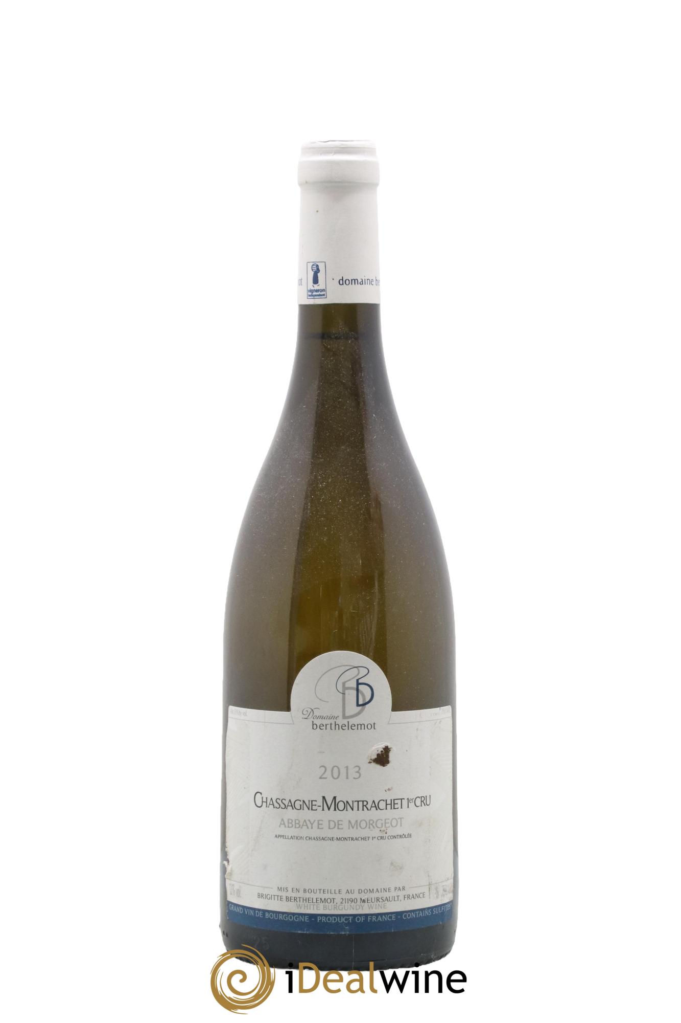 Chassagne-Montrachet 1er Cru Abbaye de Morgeot Berthelemot 2013 - Lot de 1 bouteille - 0
